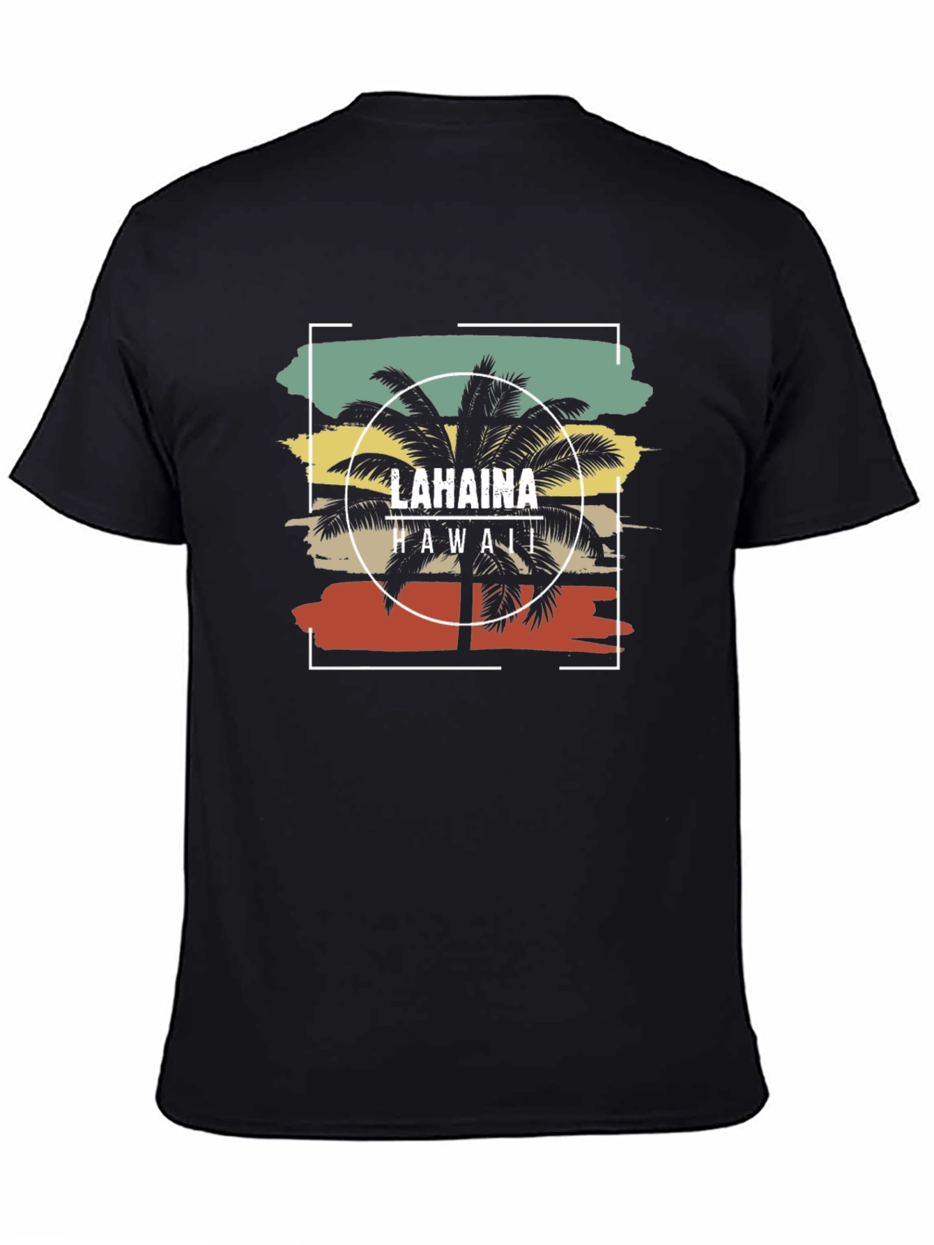 Lahaina Hawaii Palm Tree T-Shirt
