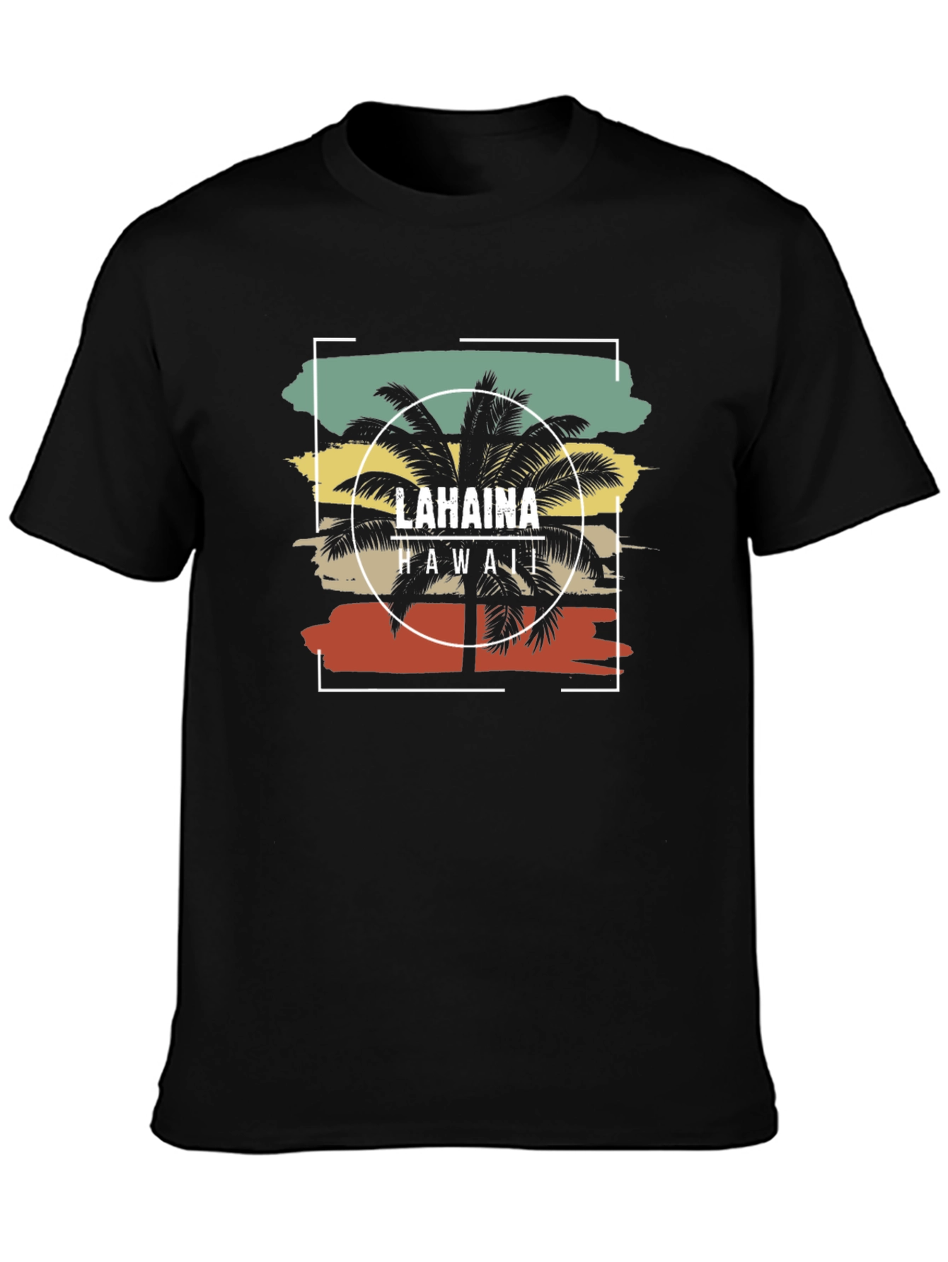 Lahaina Hawaii Palm Tree T-Shirt