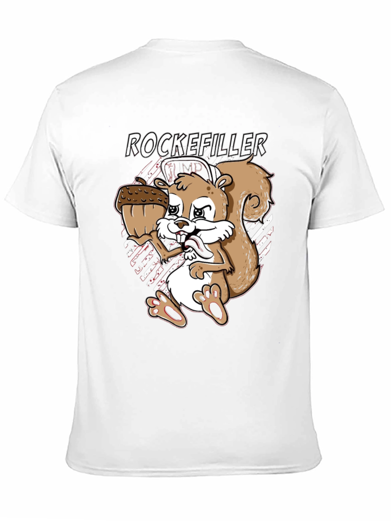 Rockefeller Squirrel Black T-Shirt