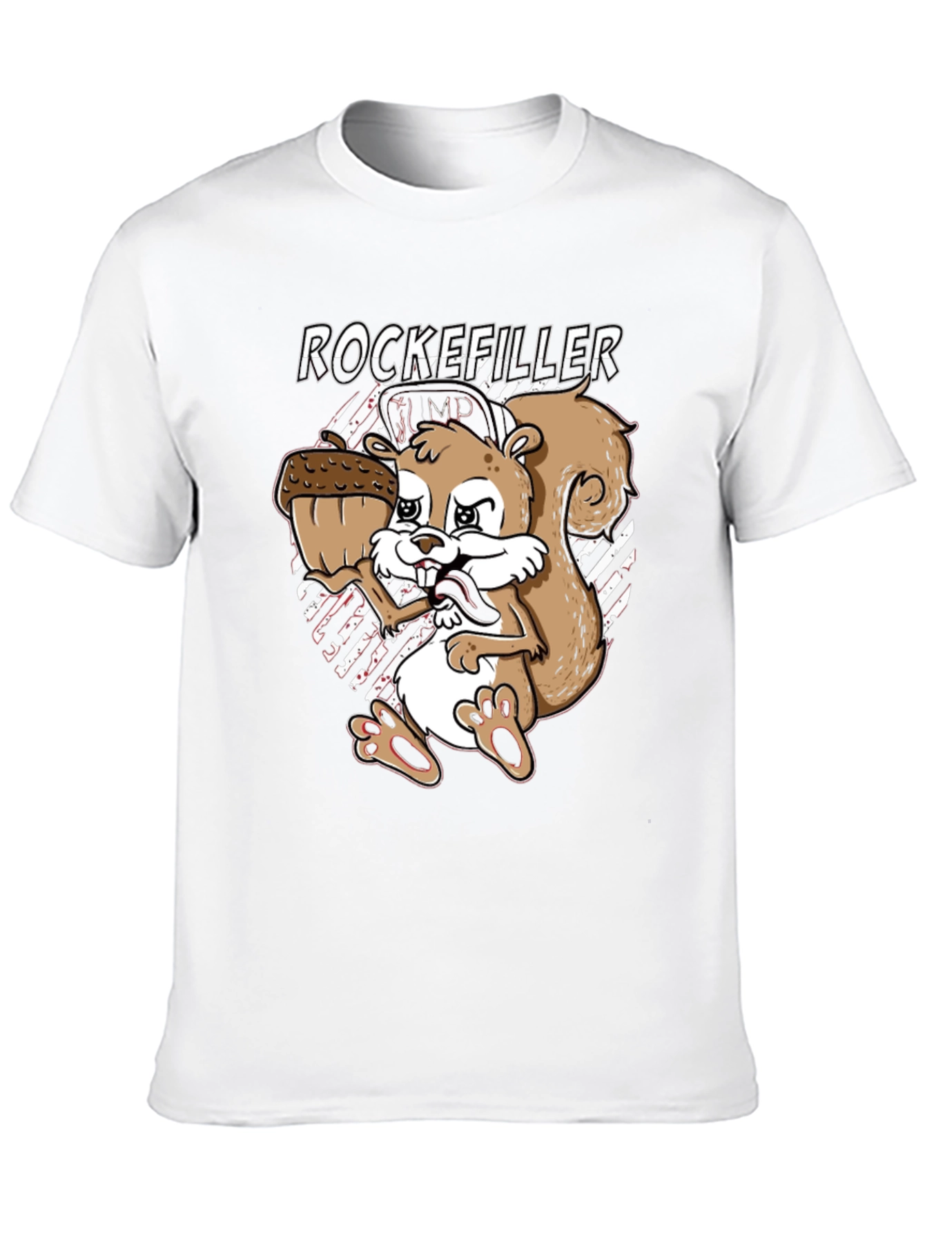Rockefeller Squirrel Black T-Shirt