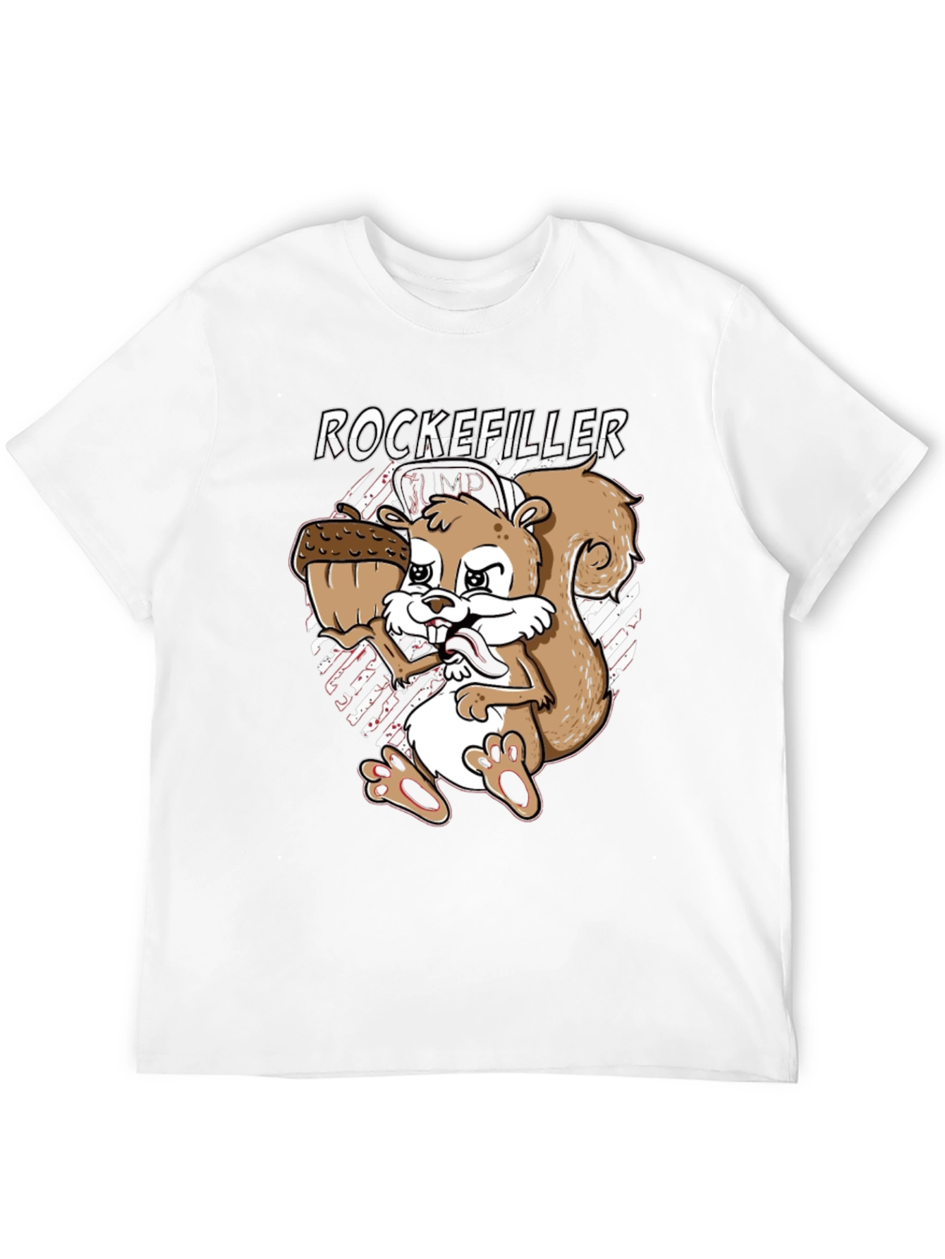 Rockefeller Squirrel Black T-Shirt