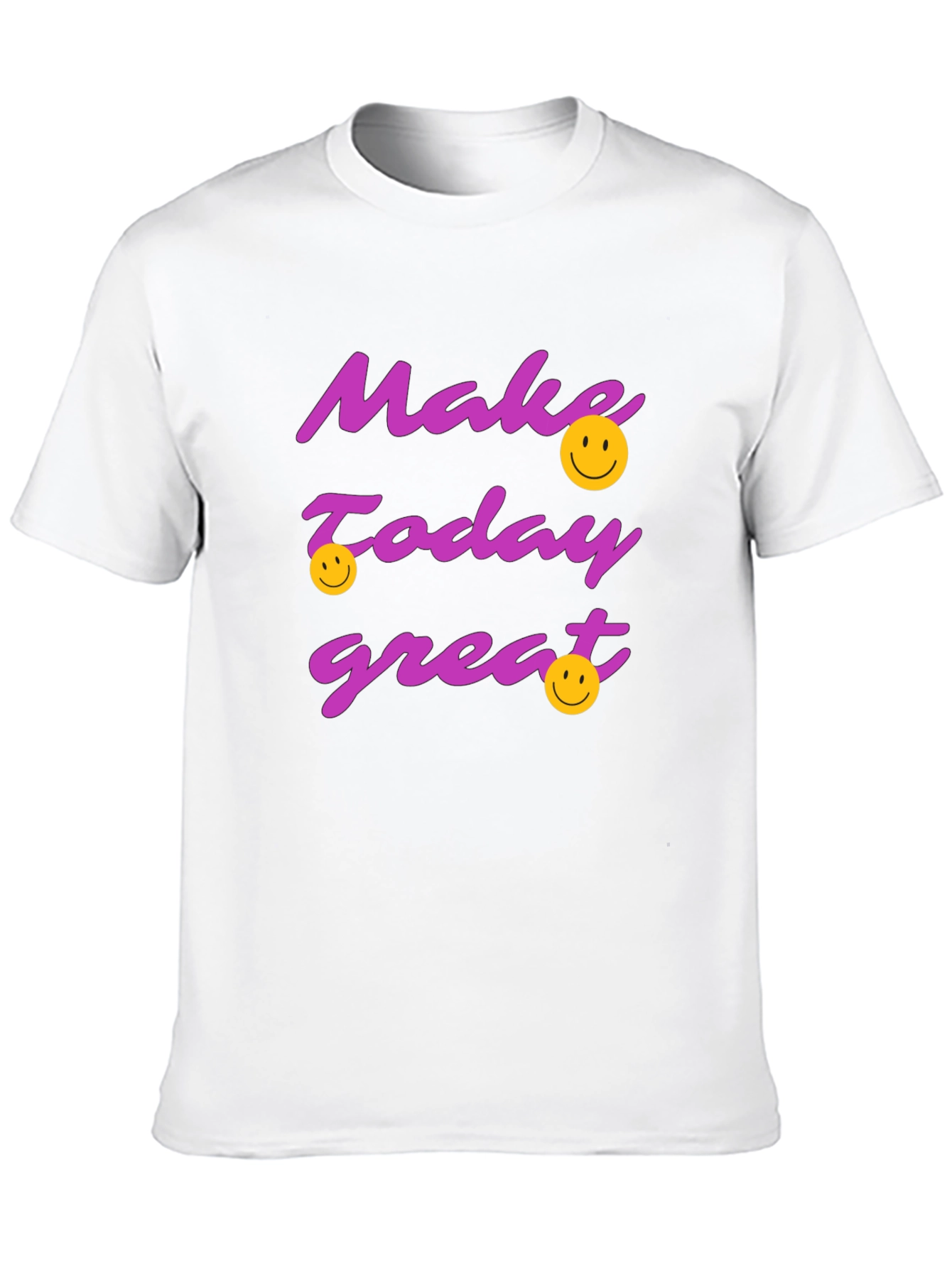 Make Today Great Graphic T-Shirt - Black