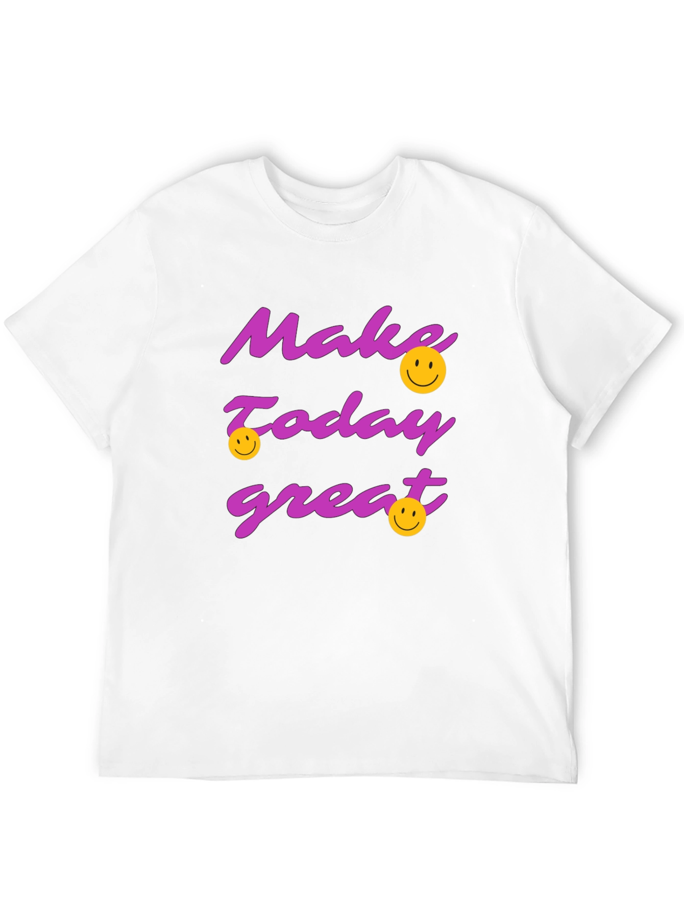 Make Today Great Graphic T-Shirt - Black