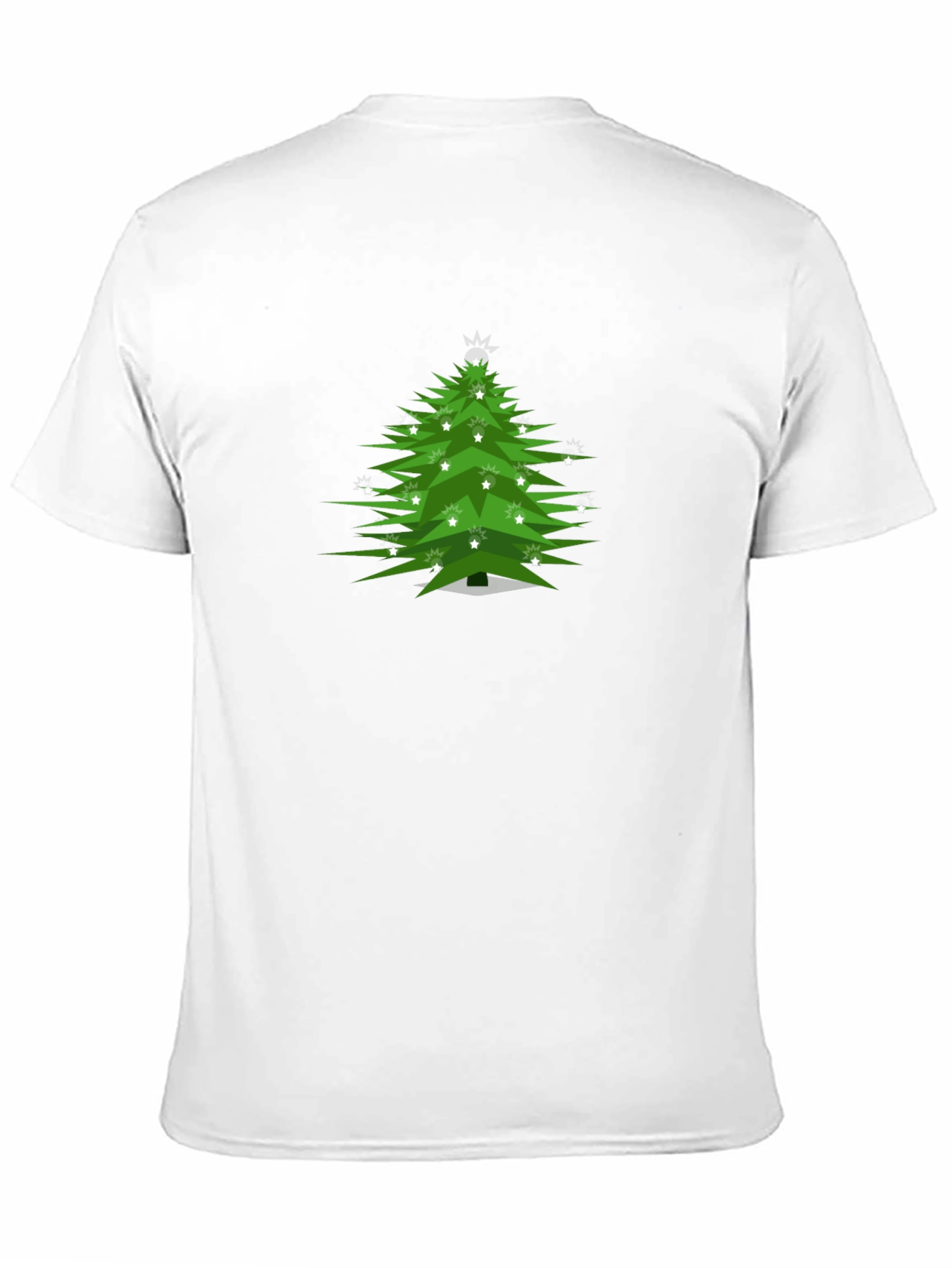 Christmas Tree Graphic Tee - Festive Holiday Shirt