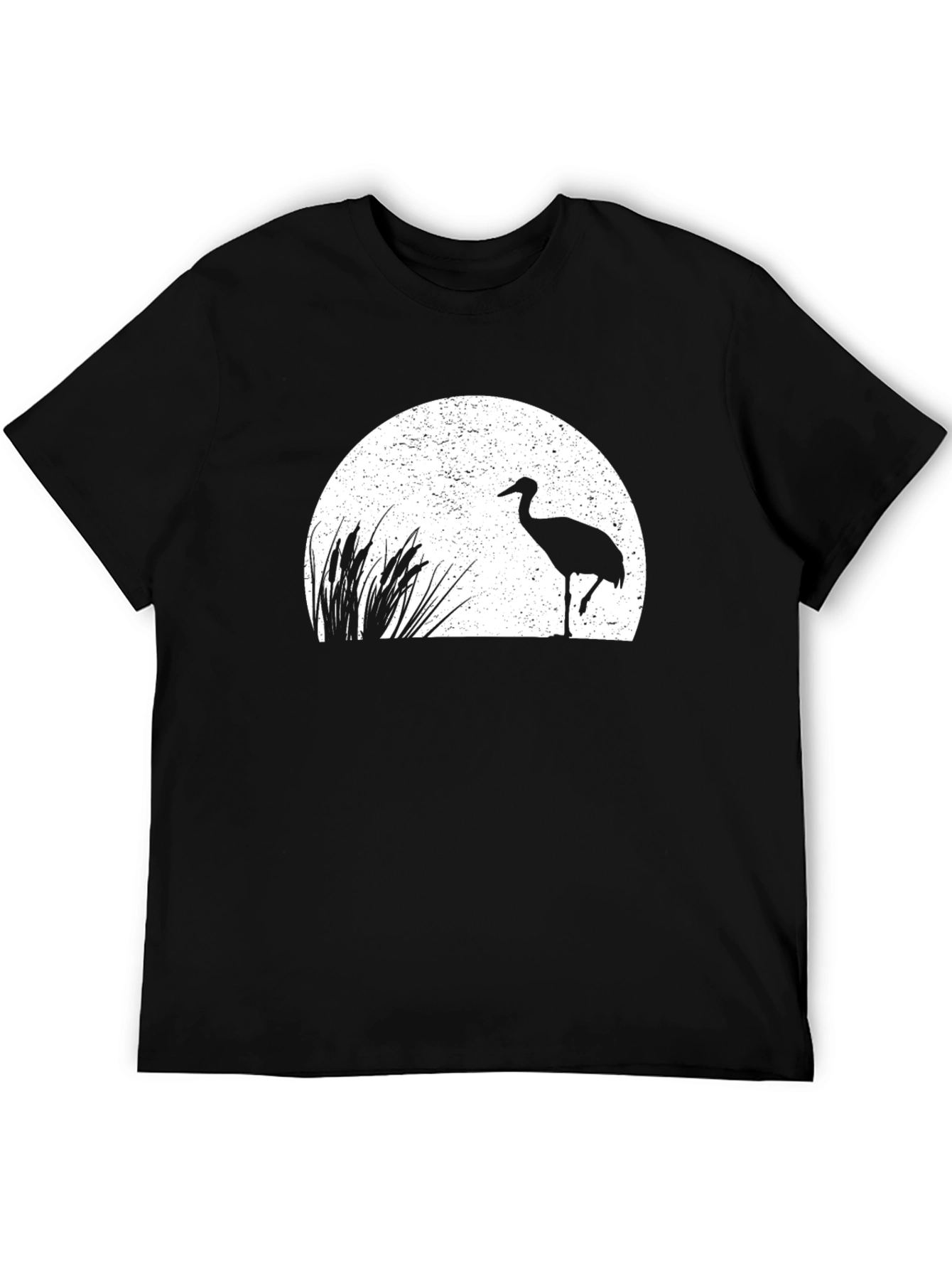 Sandhill Crane Graphic Tee - Black