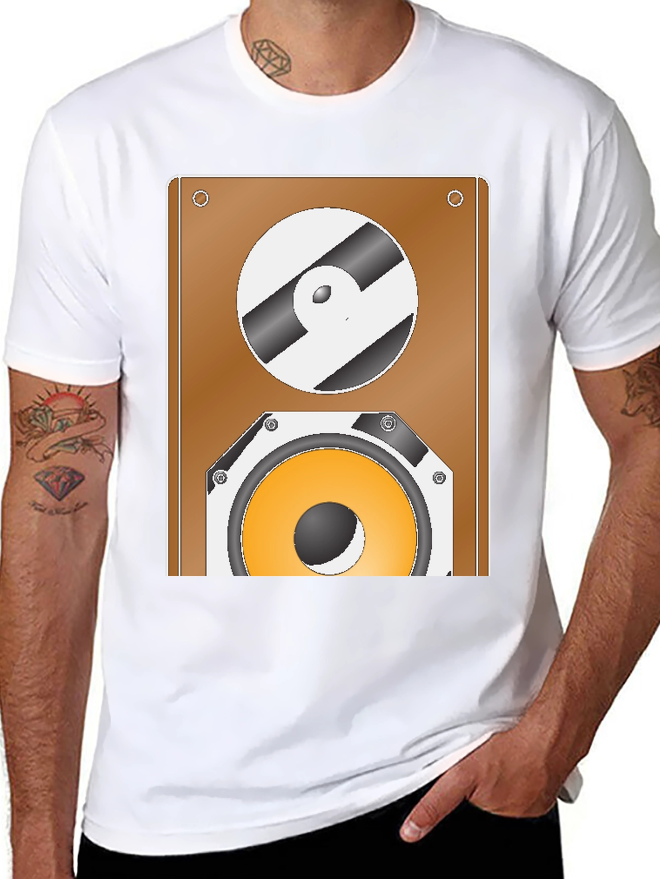 Speaker Graphic Tee - Black