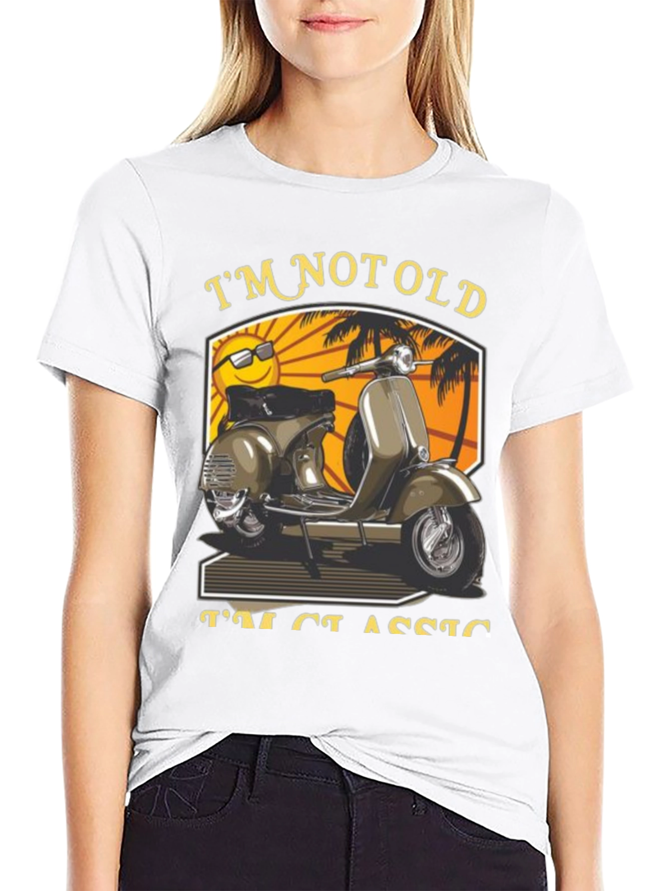 Im Not Old Im Classic Scooter T-Shirt