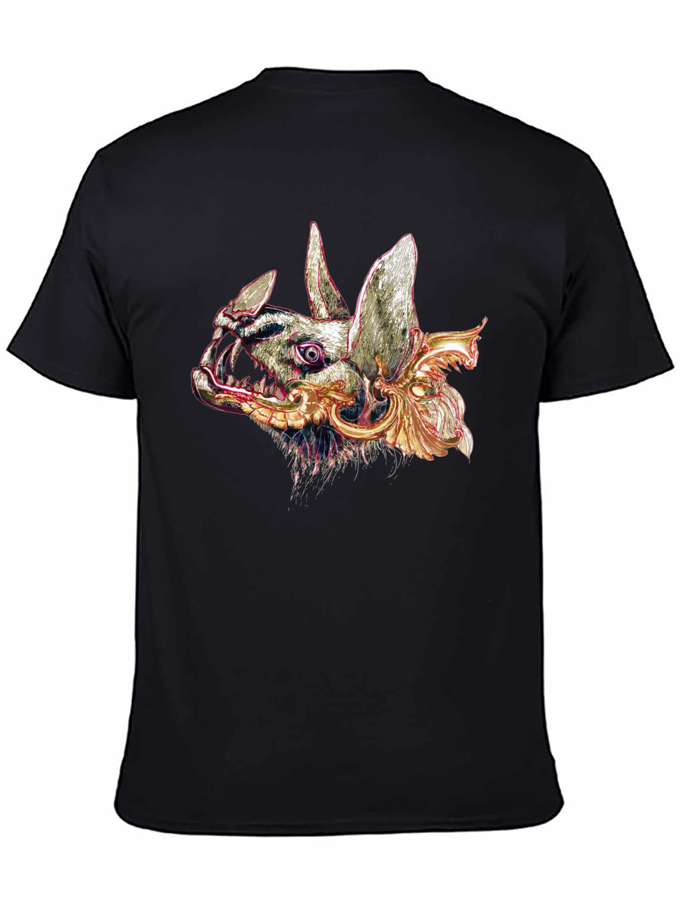 Graphic Bat T-Shirt - Black