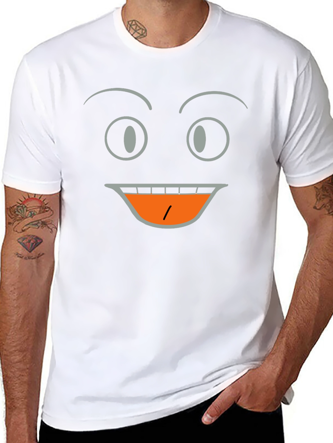 Funny Face Black T-Shirt