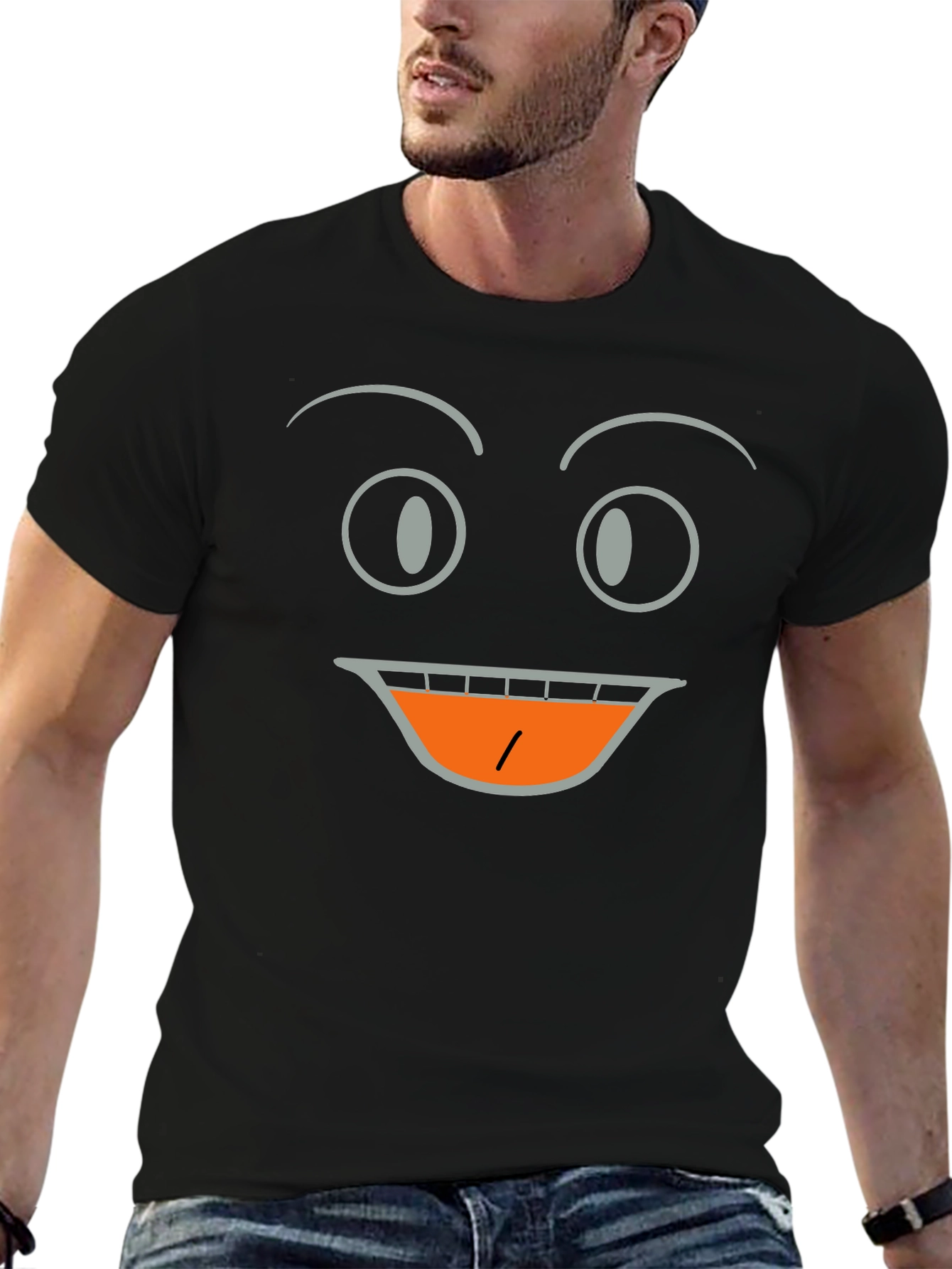 Funny Face Black T-Shirt