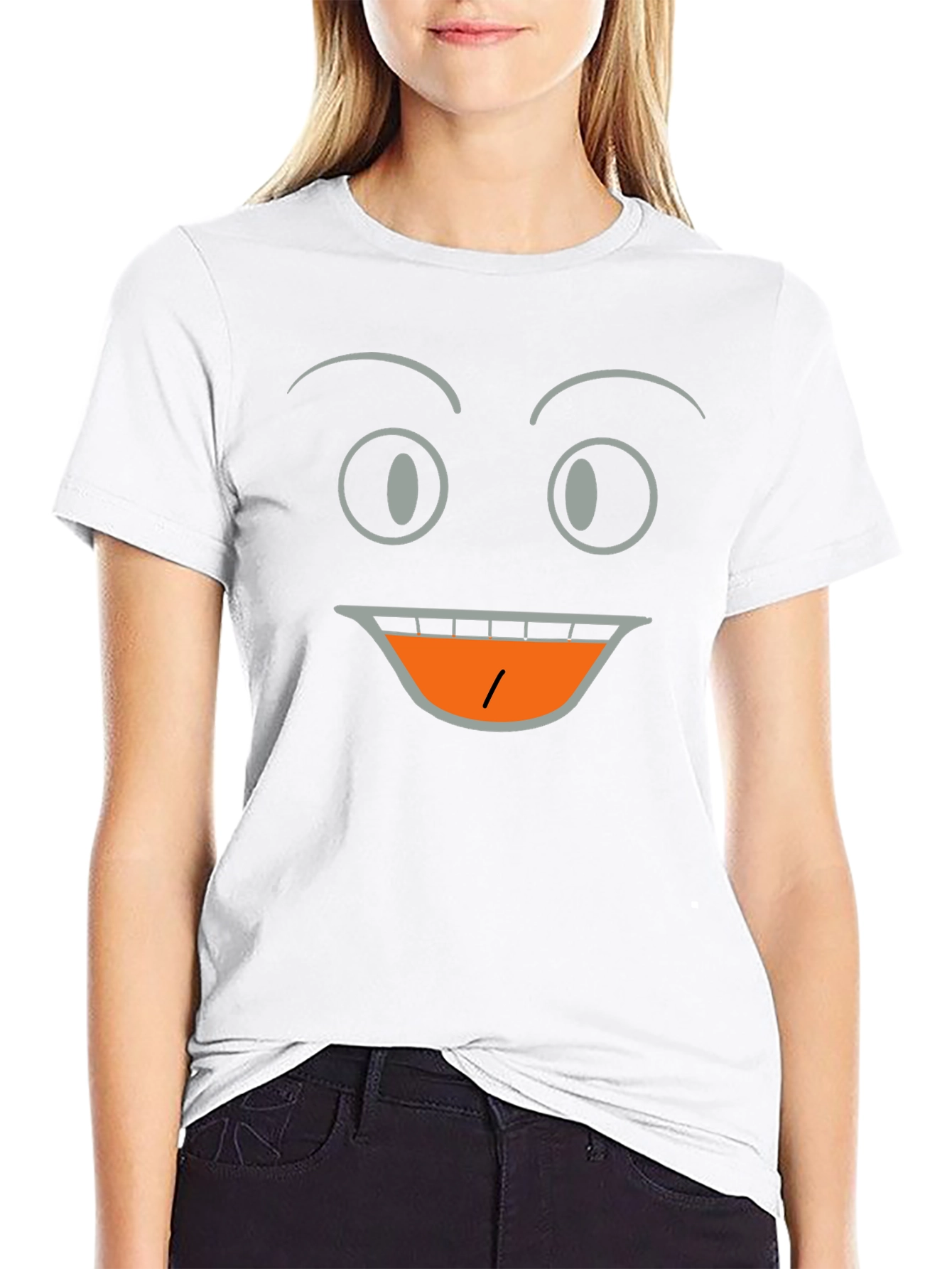 Funny Face Black T-Shirt