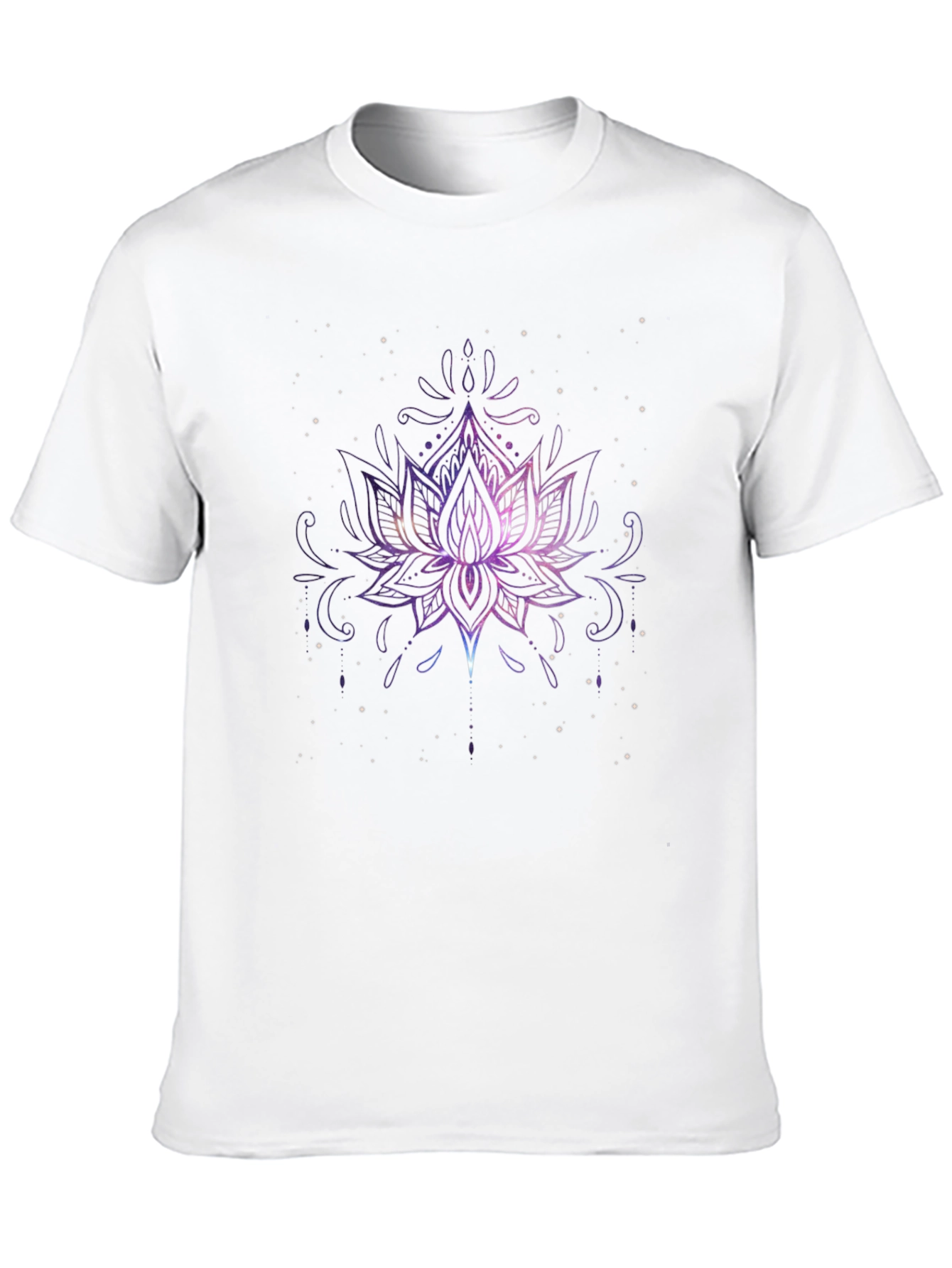 Galaxy Lotus Flower Graphic Tee