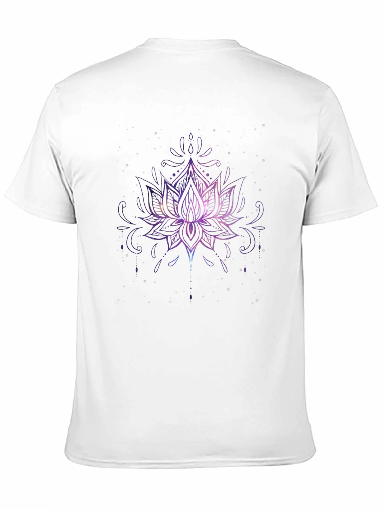 Galaxy Lotus Flower Graphic Tee