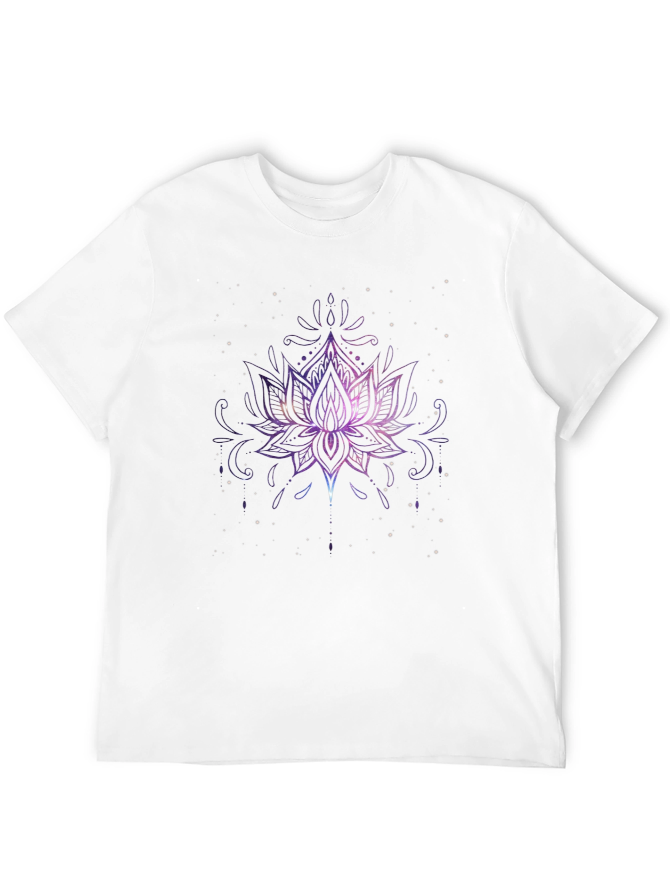 Galaxy Lotus Flower Graphic Tee