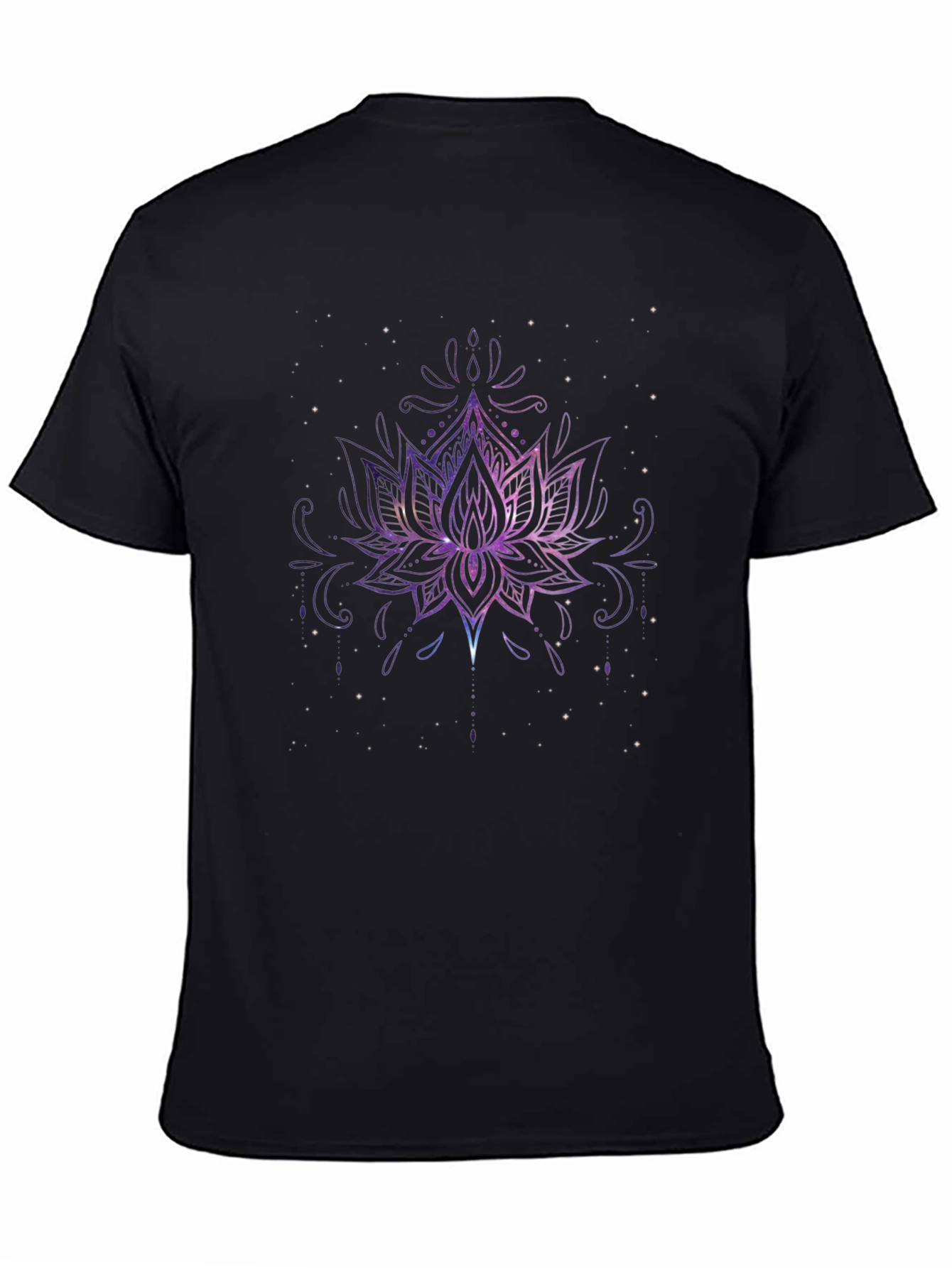 Galaxy Lotus Flower Graphic Tee