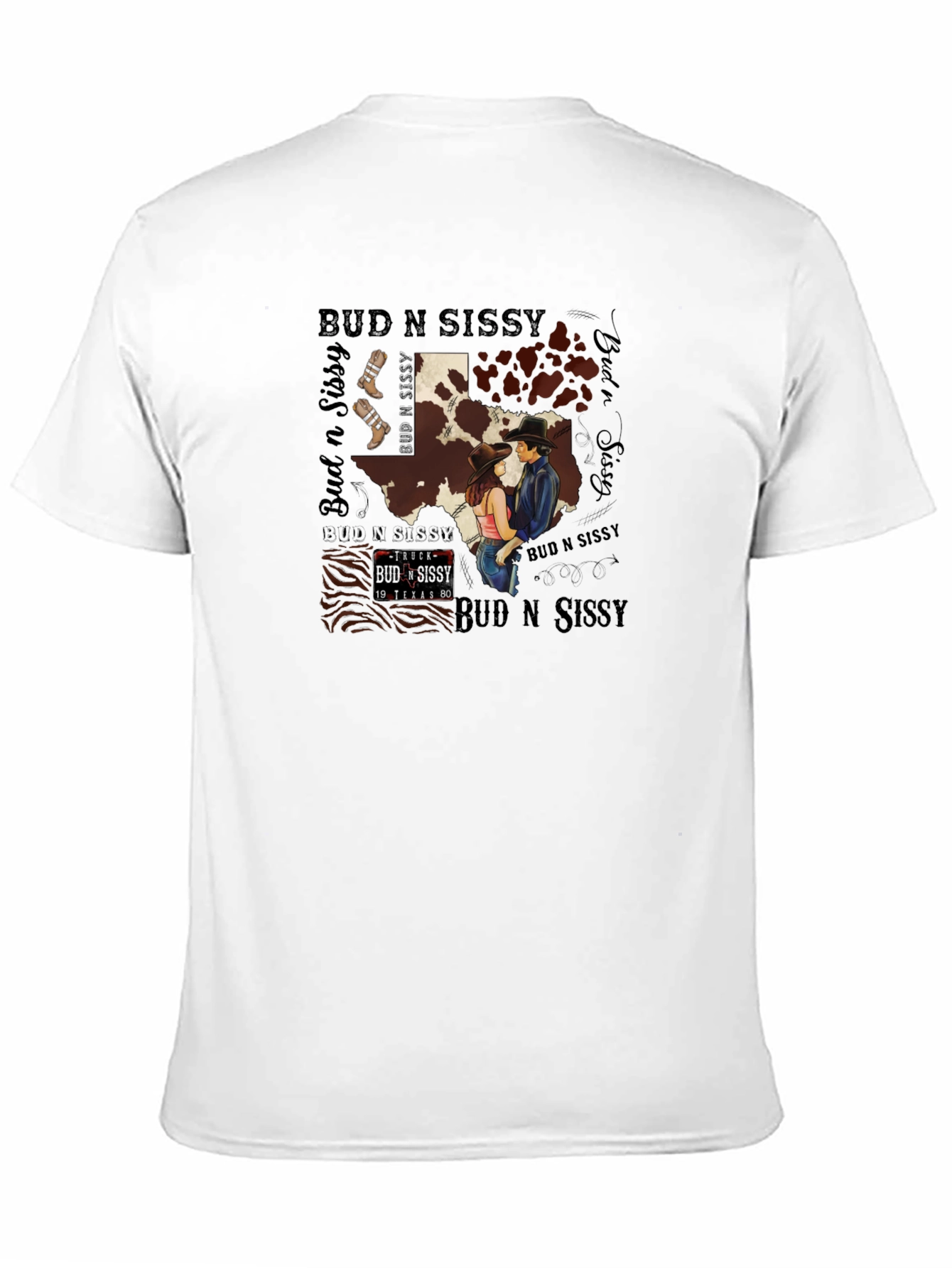 Bud N Sissy Texas Graphic T-Shirt