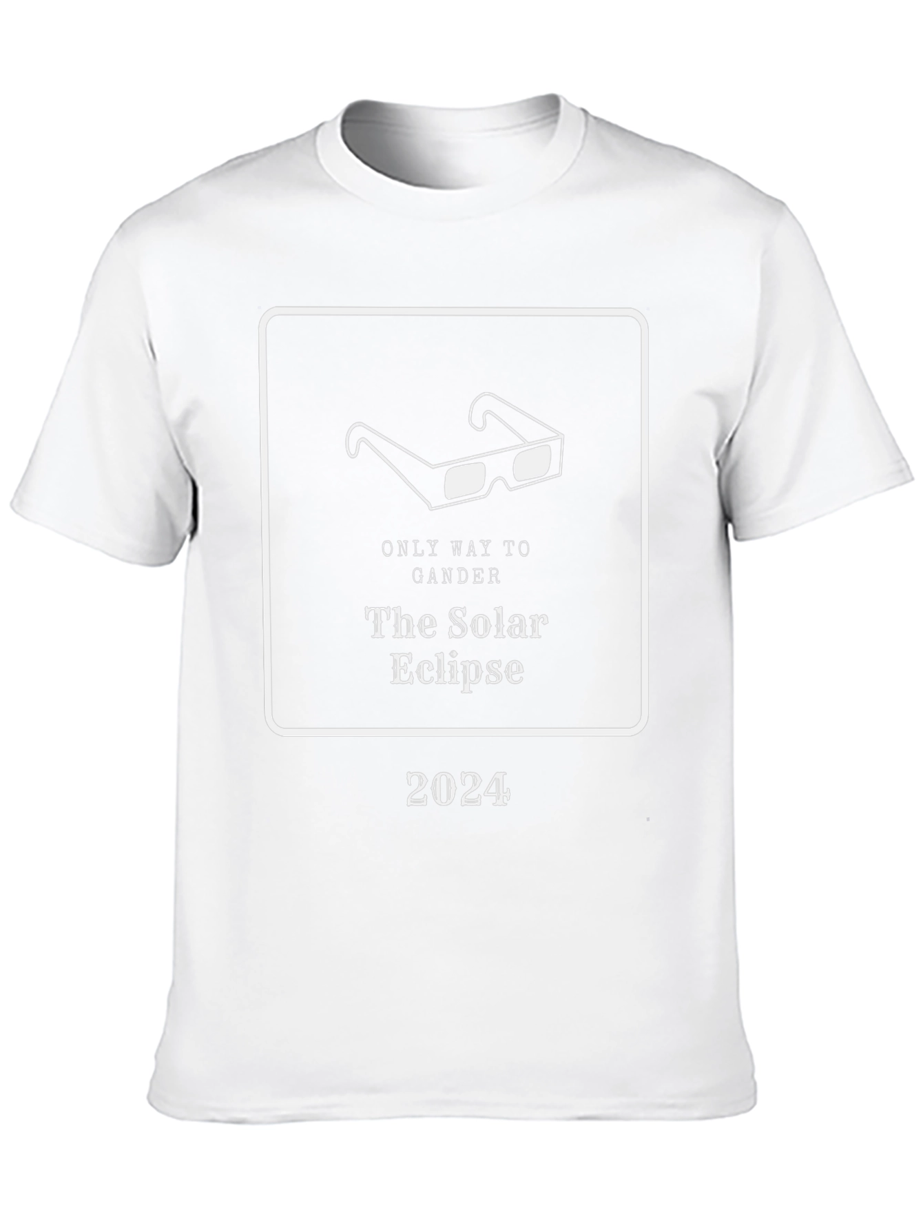 Solar Eclipse 2024 T-Shirt - Only Way to Gander