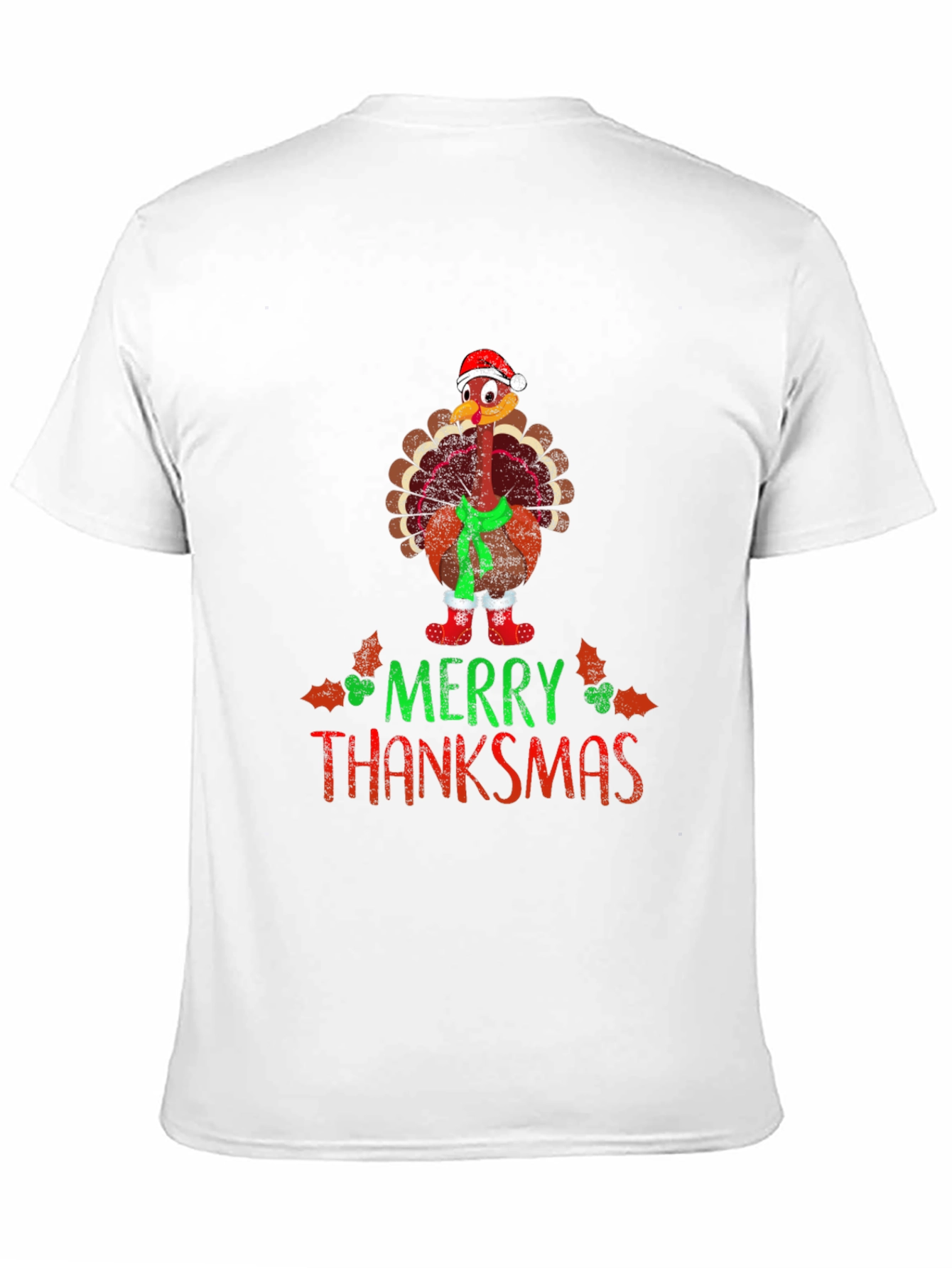 Merry Thanksmas Turkey Graphic Tee