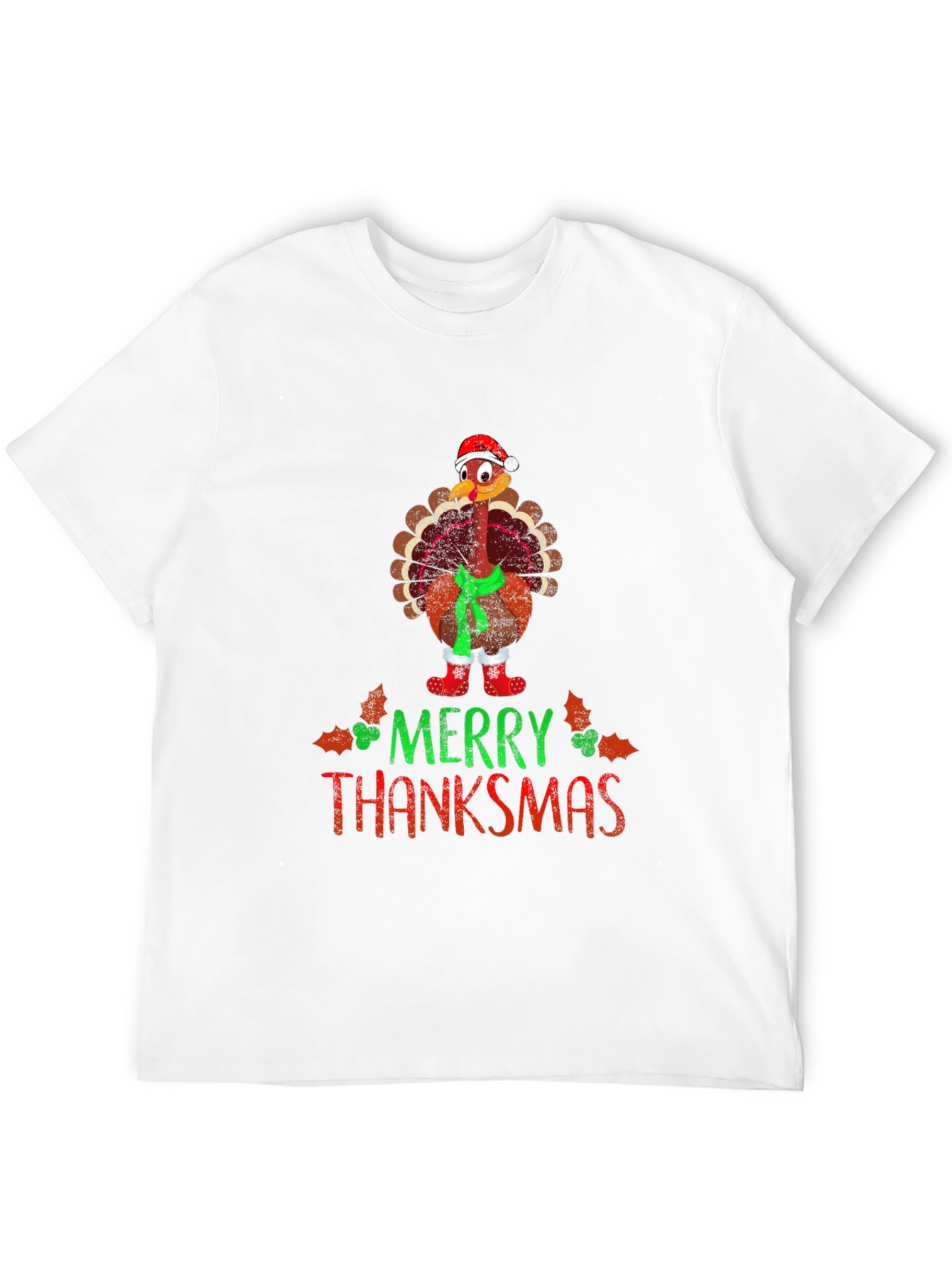 Merry Thanksmas Turkey Graphic Tee