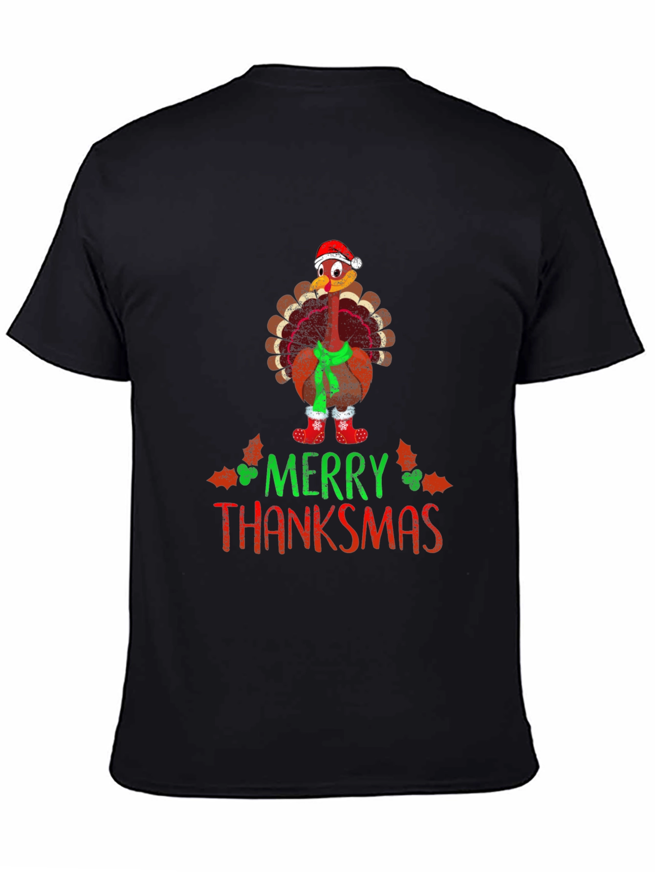 Merry Thanksmas Turkey Graphic Tee