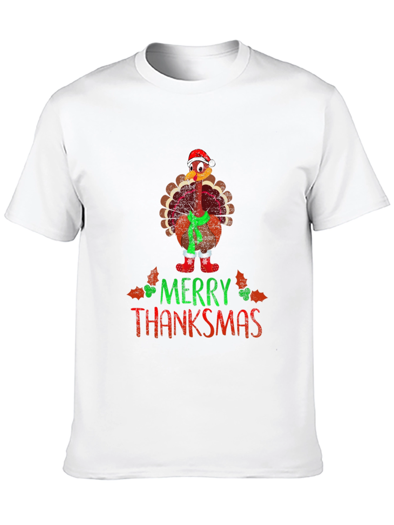 Merry Thanksmas Turkey Graphic Tee