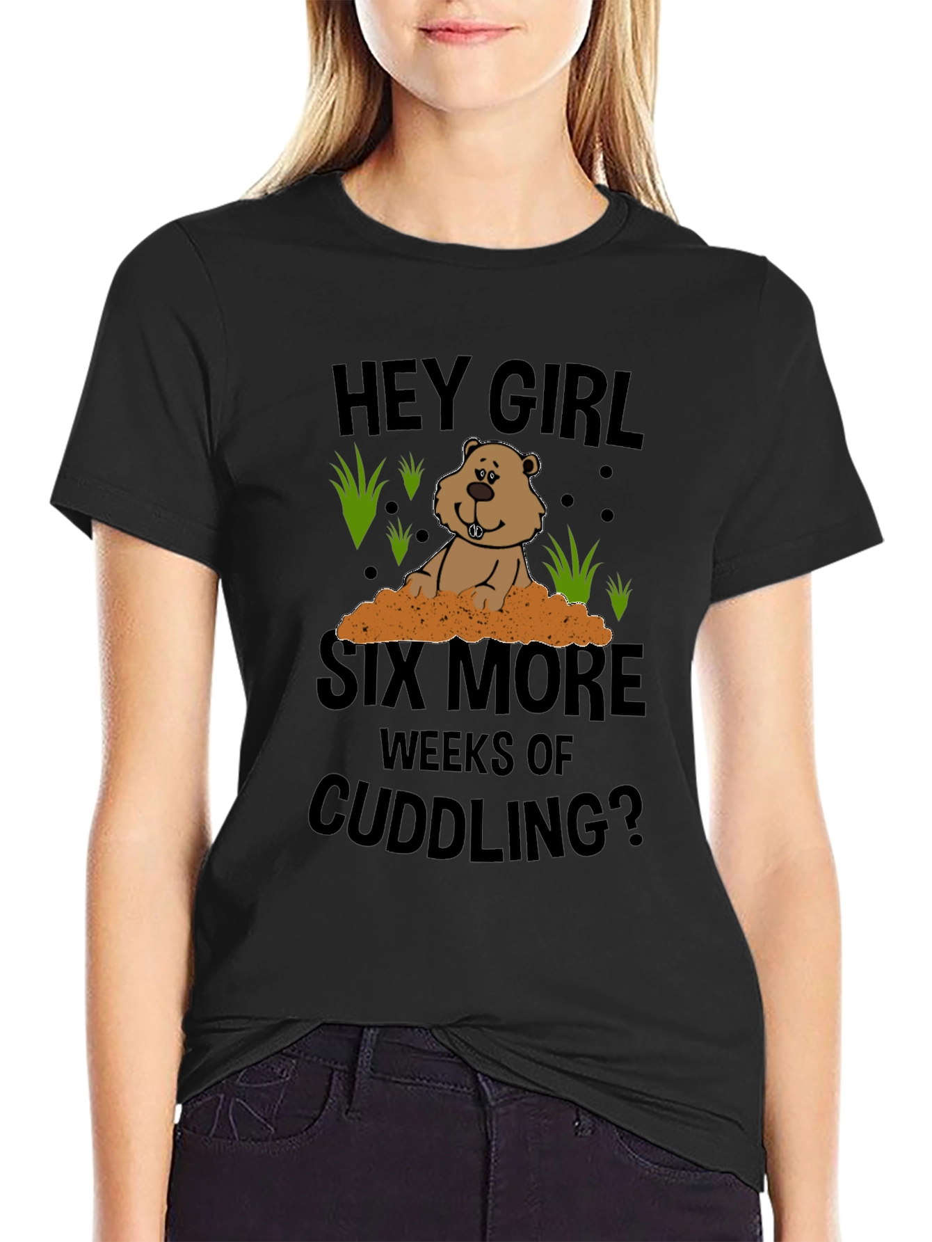 Hey Girl Cuddling T-Shirt