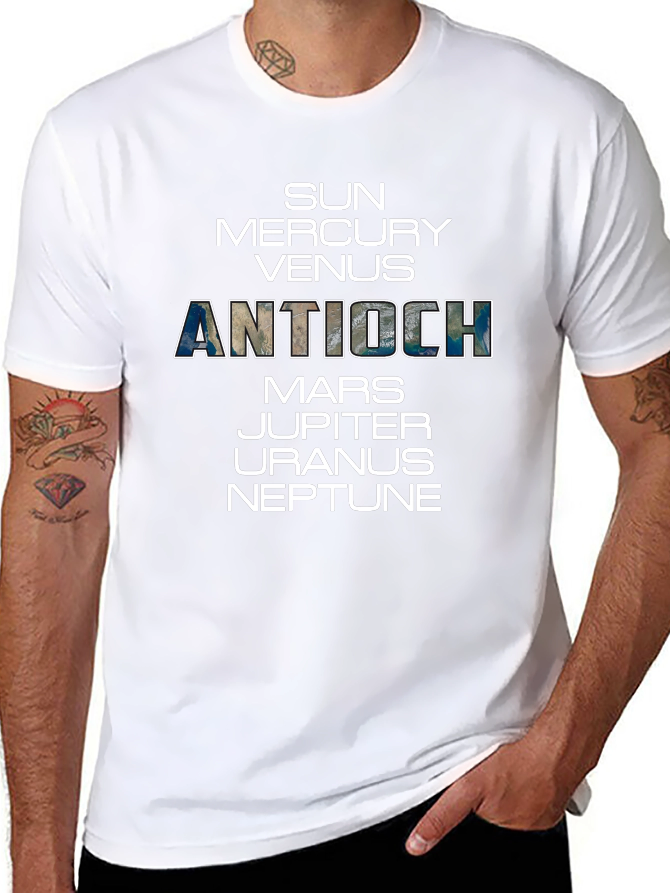 Planets & Antioch Graphic T-Shirt