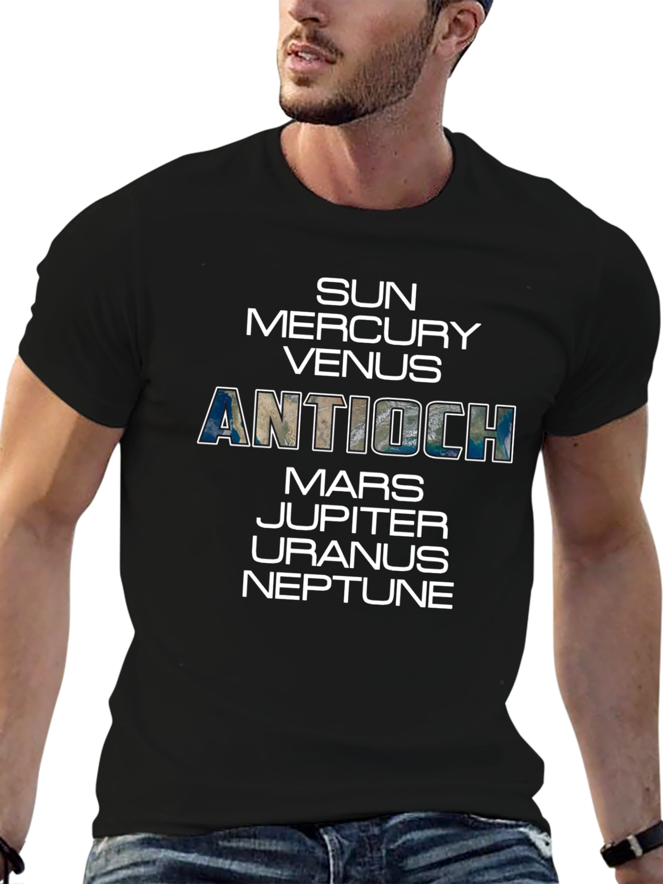 Planets & Antioch Graphic T-Shirt
