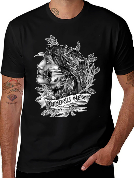 Decorus Nex Graphic Tee - Dark Aesthetic T-Shirt
