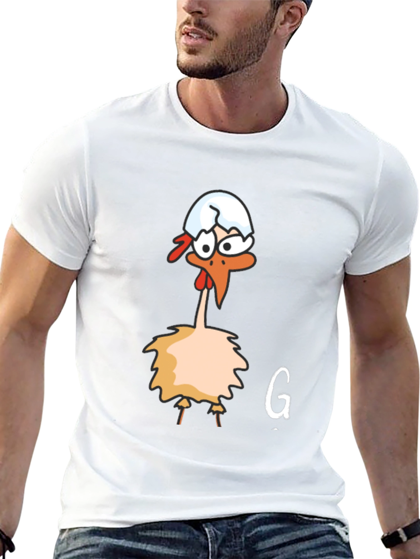 Funny Chicken Egg T-Shirt - Quirky Graphic Tee