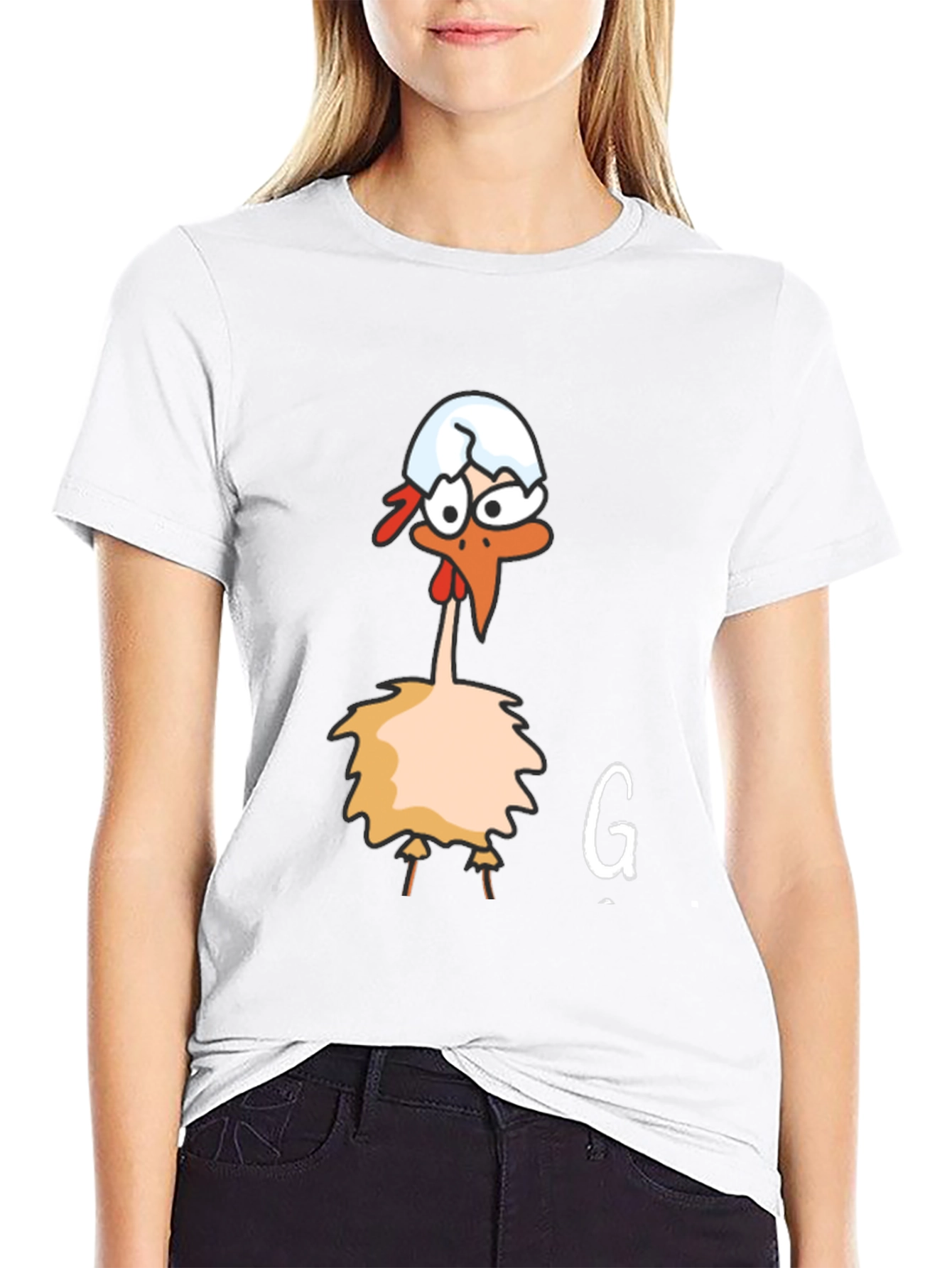 Funny Chicken Egg T-Shirt - Quirky Graphic Tee