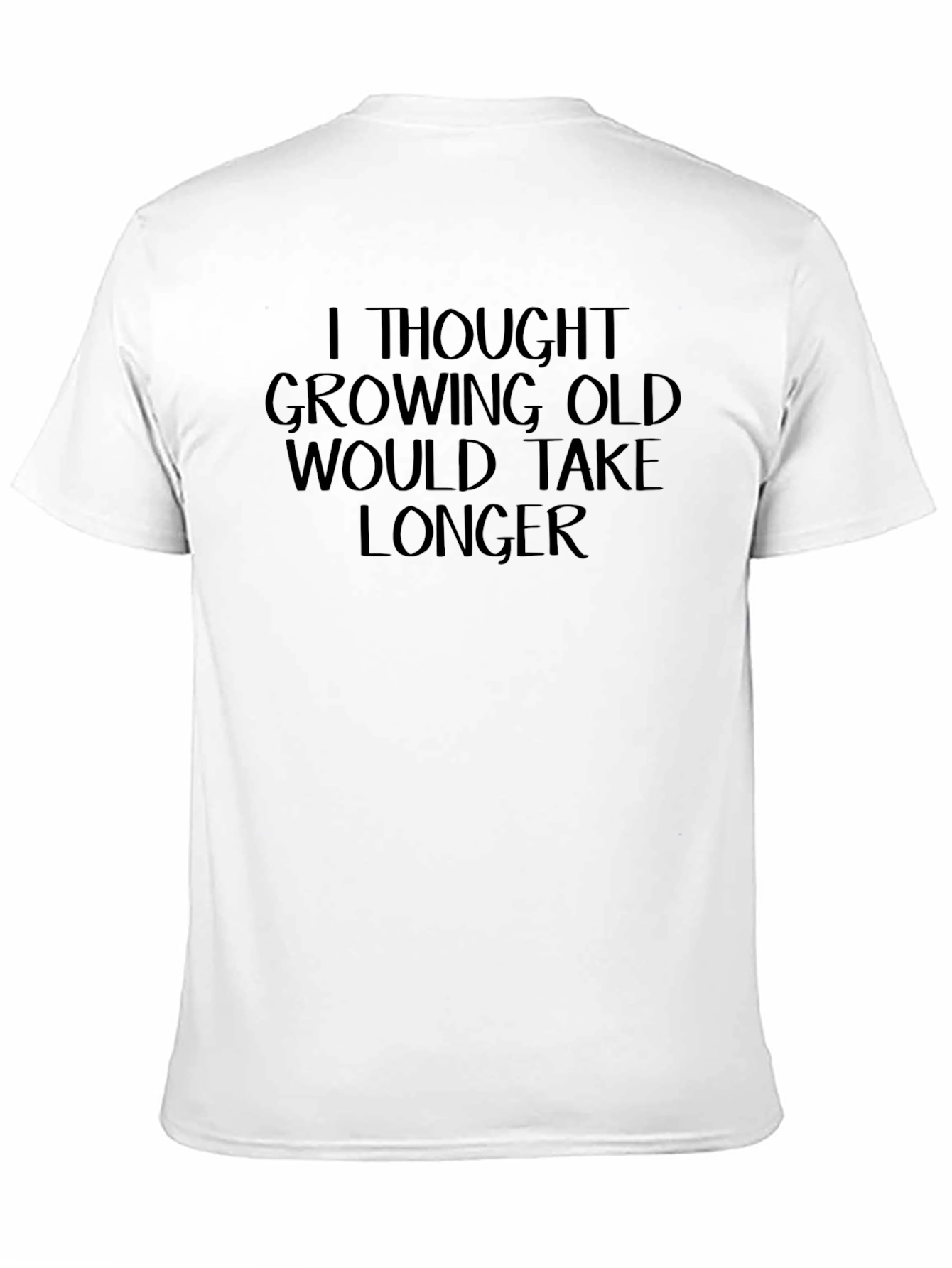 Funny Growing Old Graphic Mens T-Shirt
