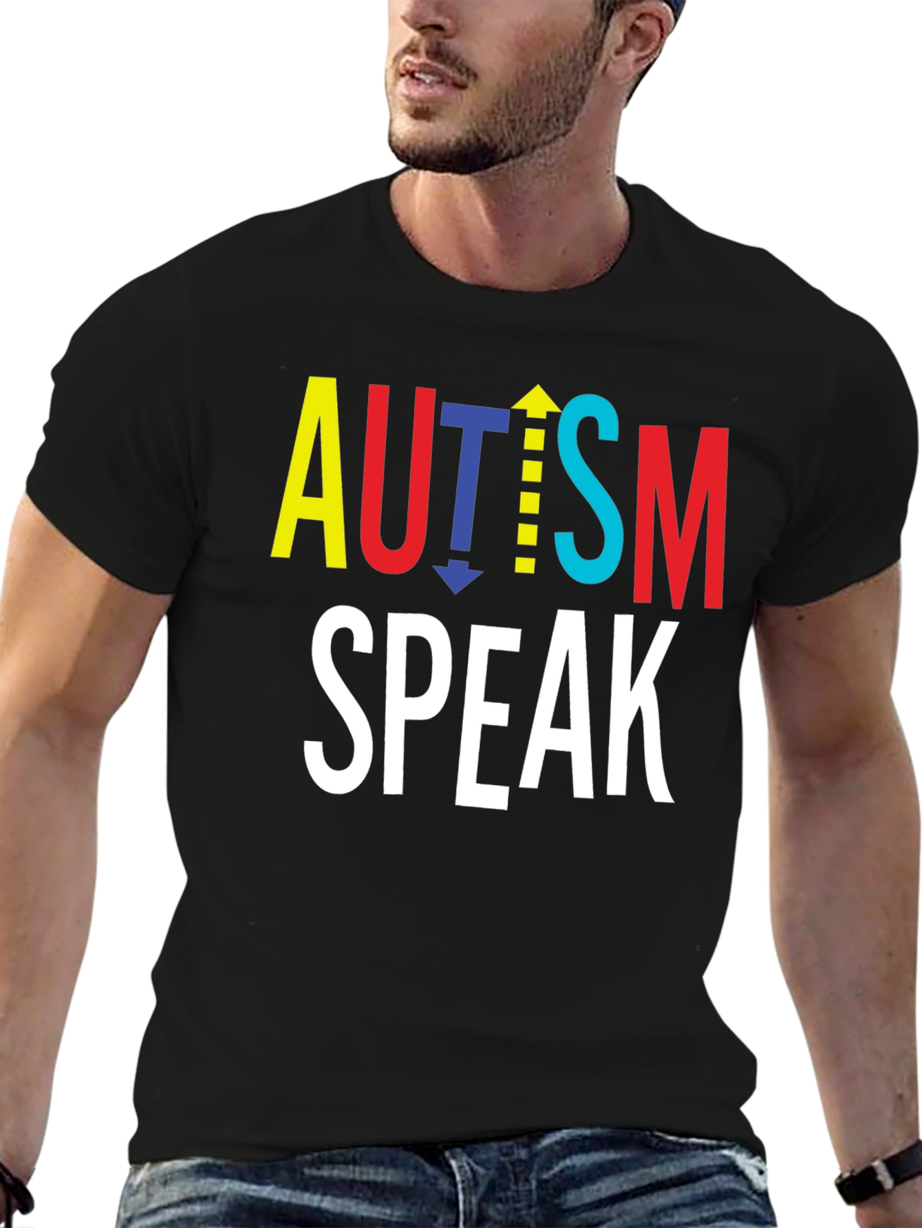 Autism Speaks Graphic Tee - Black