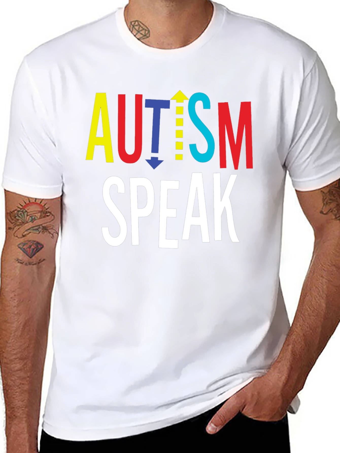 Autism Speaks Graphic Tee - Black