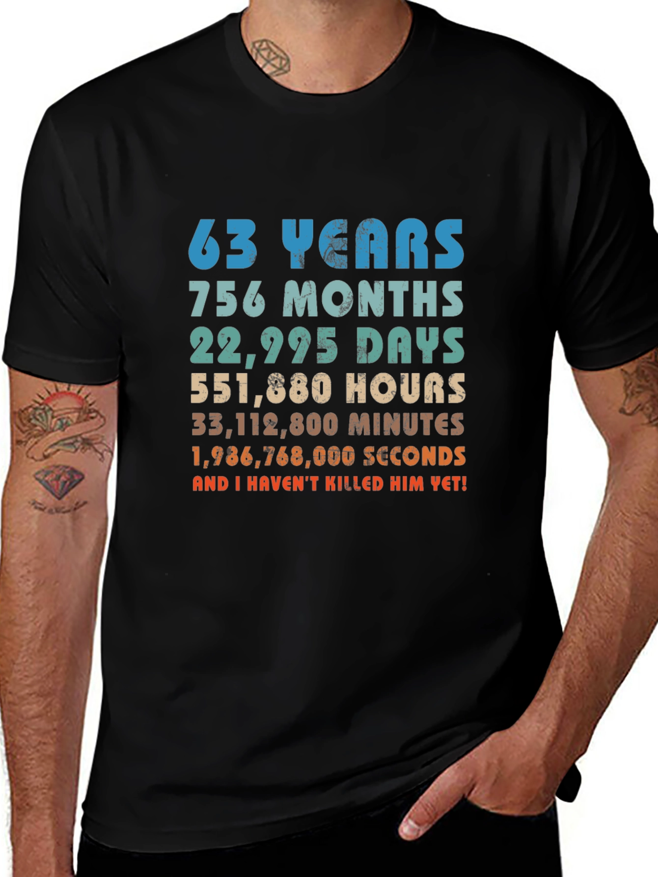 63 Years Anniversary Gag Gift T-Shirt