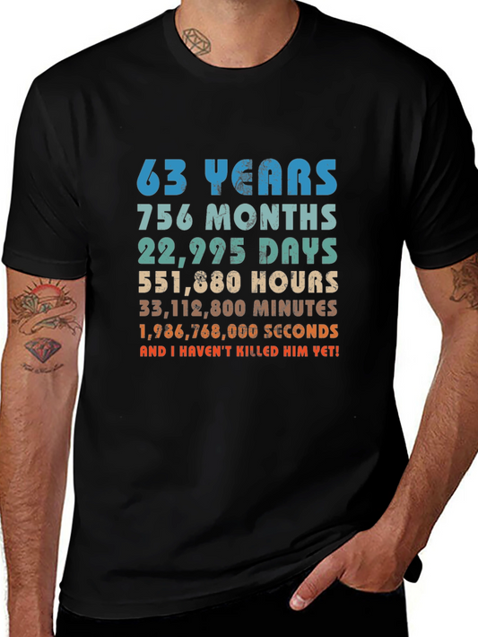 63 Years Anniversary Gag Gift T-Shirt