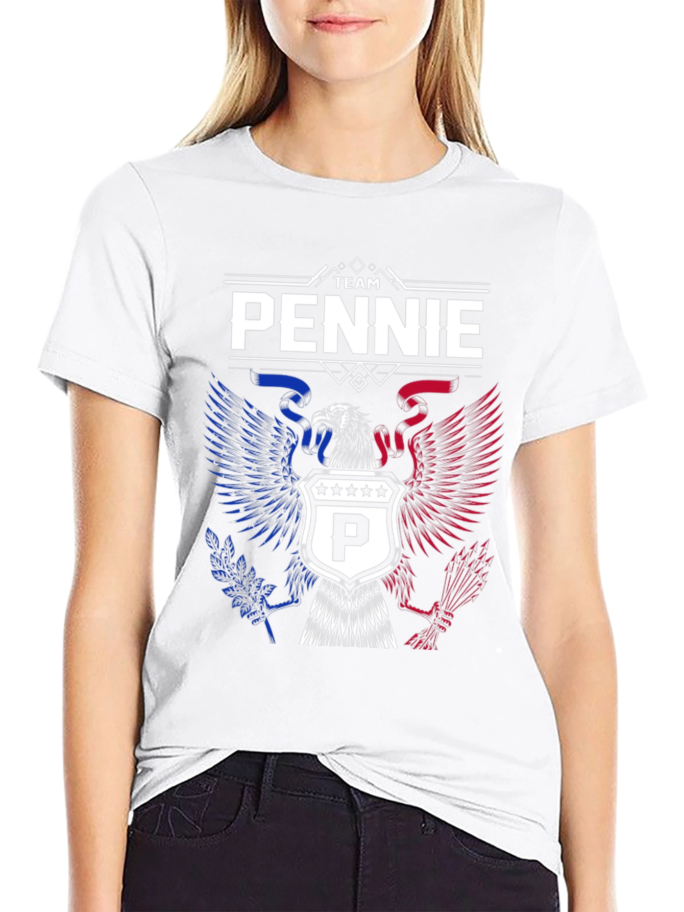 Team Pennie Eagle Patriotic T-Shirt