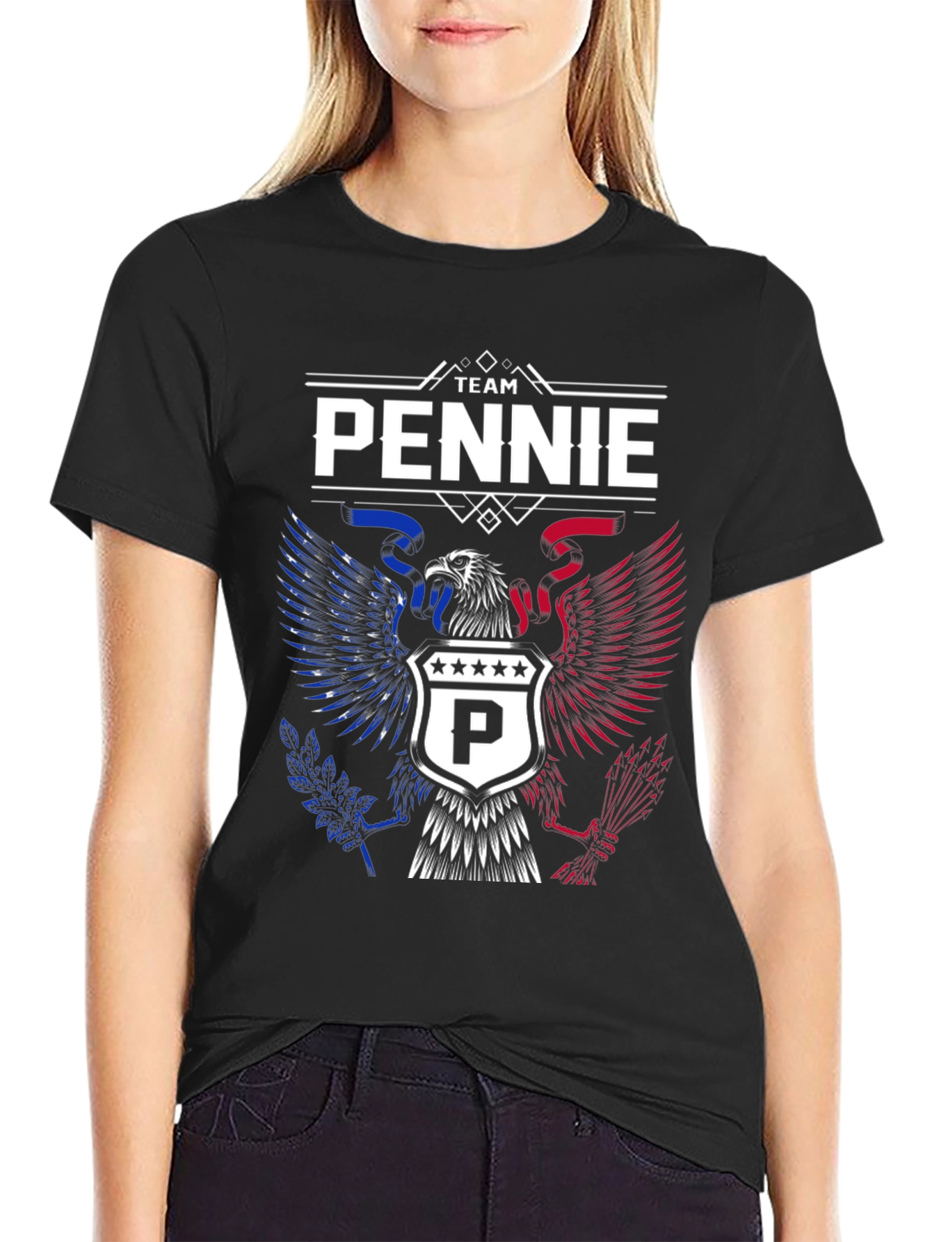 Team Pennie Eagle Patriotic T-Shirt