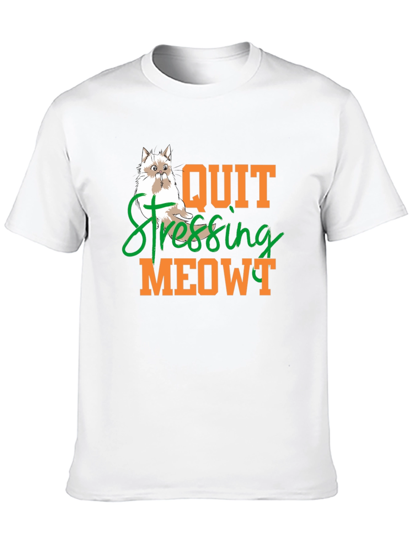 Quit Stressing Meowt Cat T-Shirt