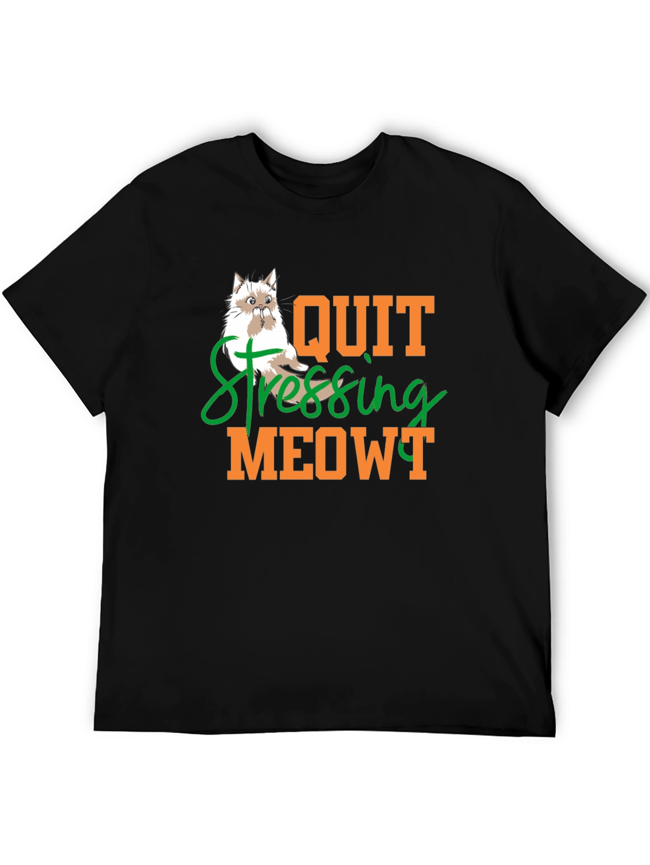 Quit Stressing Meowt Cat T-Shirt