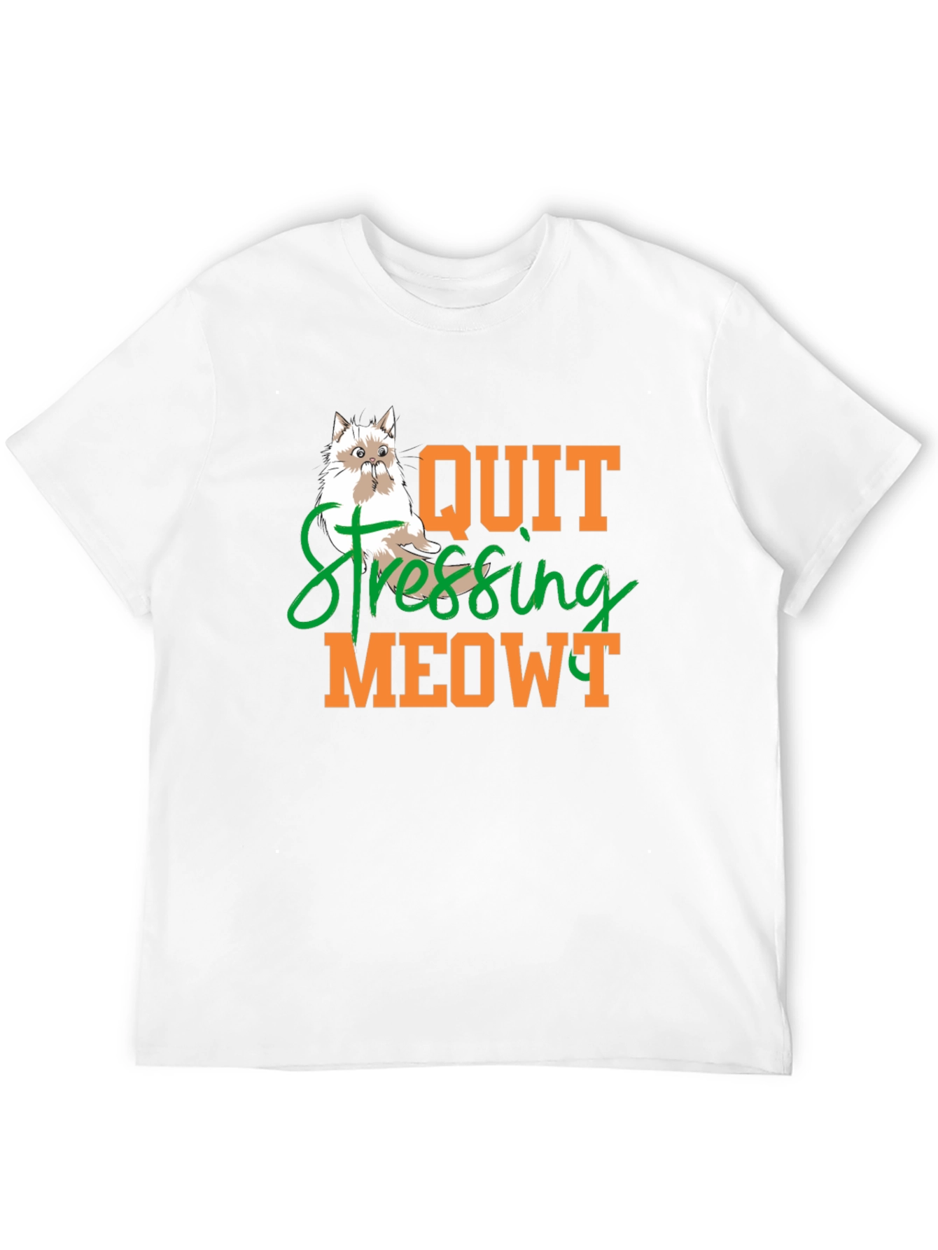 Quit Stressing Meowt Cat T-Shirt