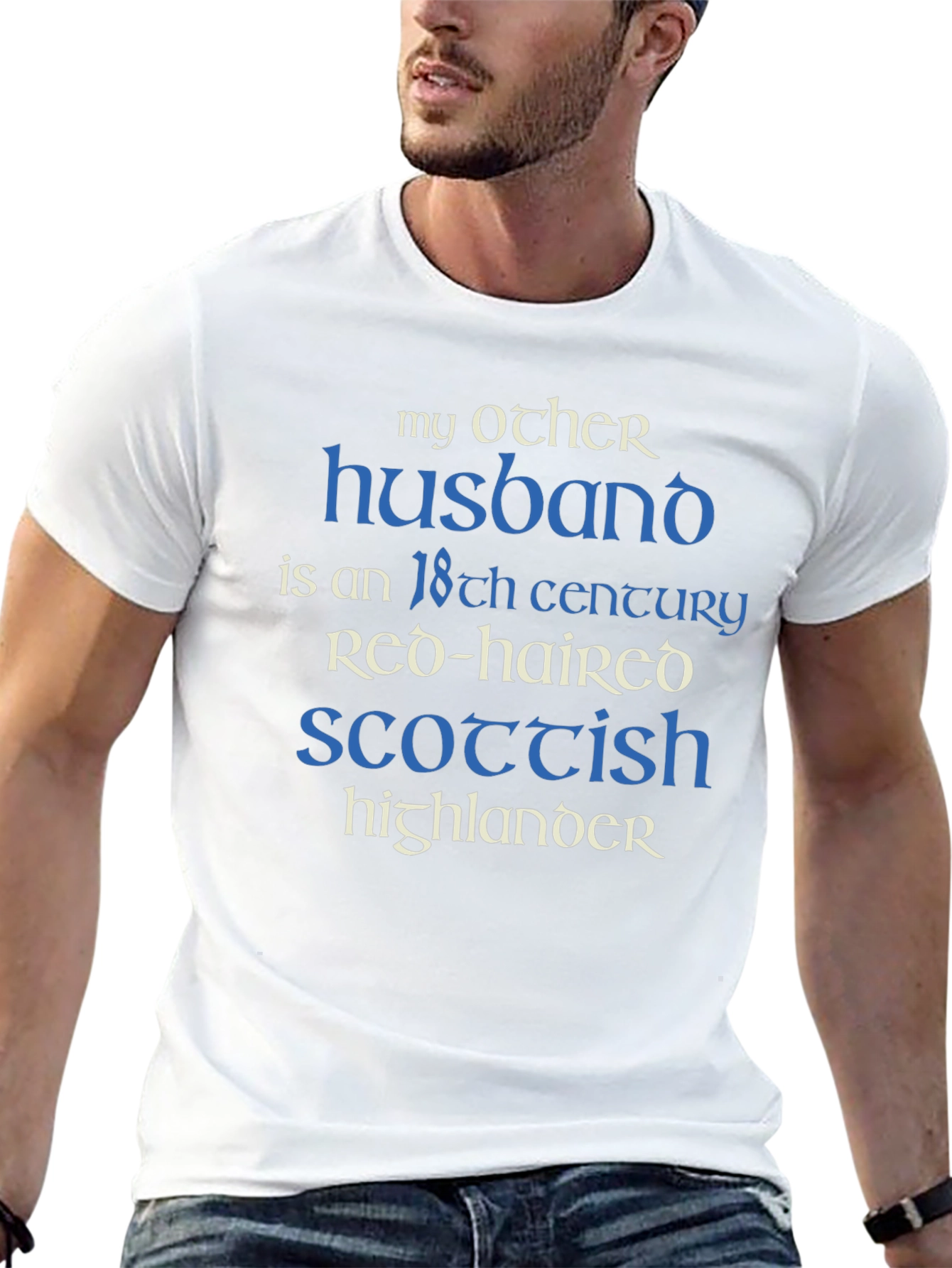 My Other Husband Scottish Highlander T-Shirt