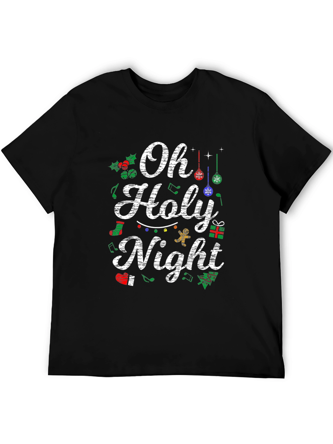 Oh Holy Night Christmas T-Shirt - Holiday Tee
