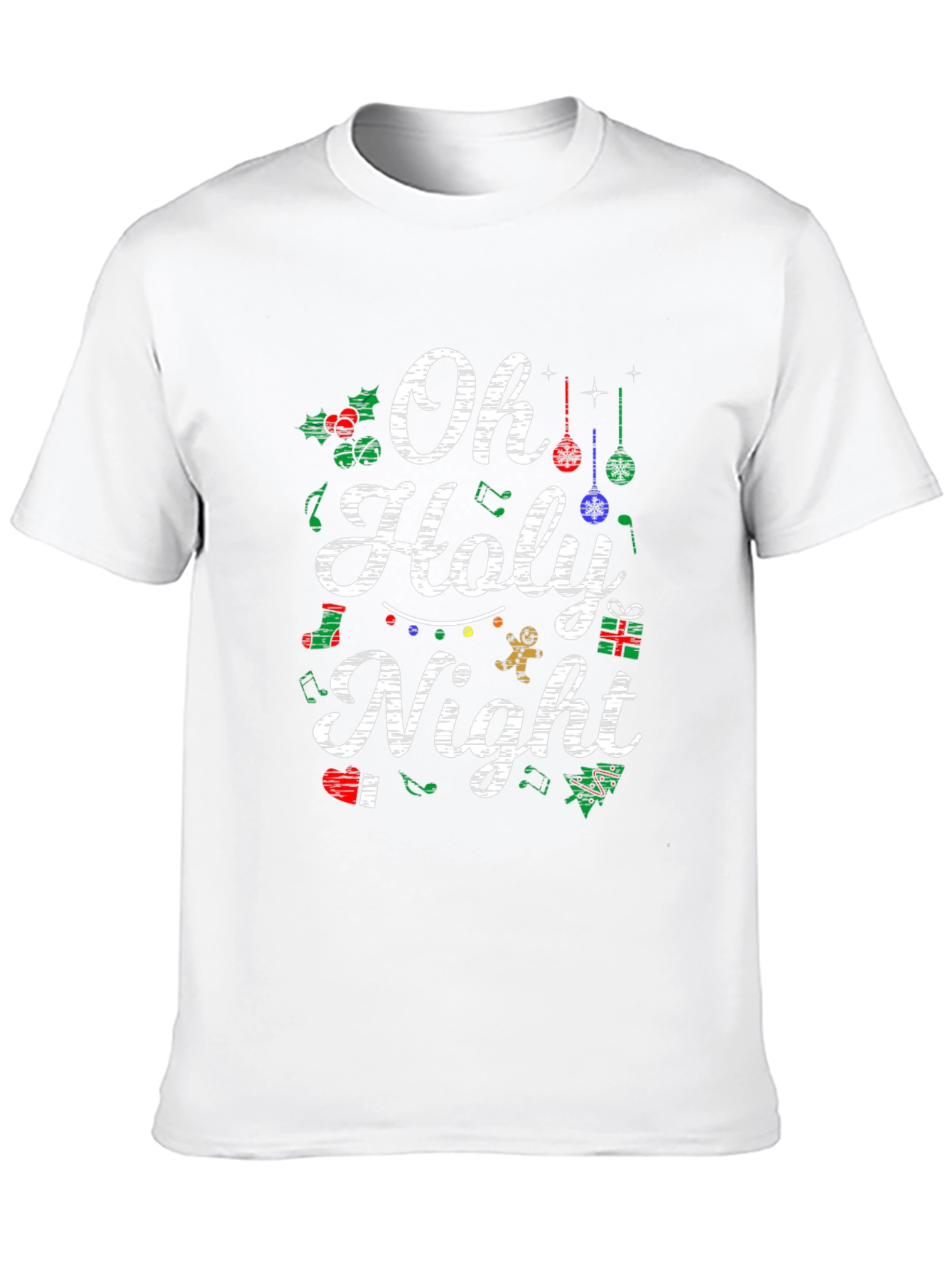 Oh Holy Night Christmas T-Shirt - Holiday Tee