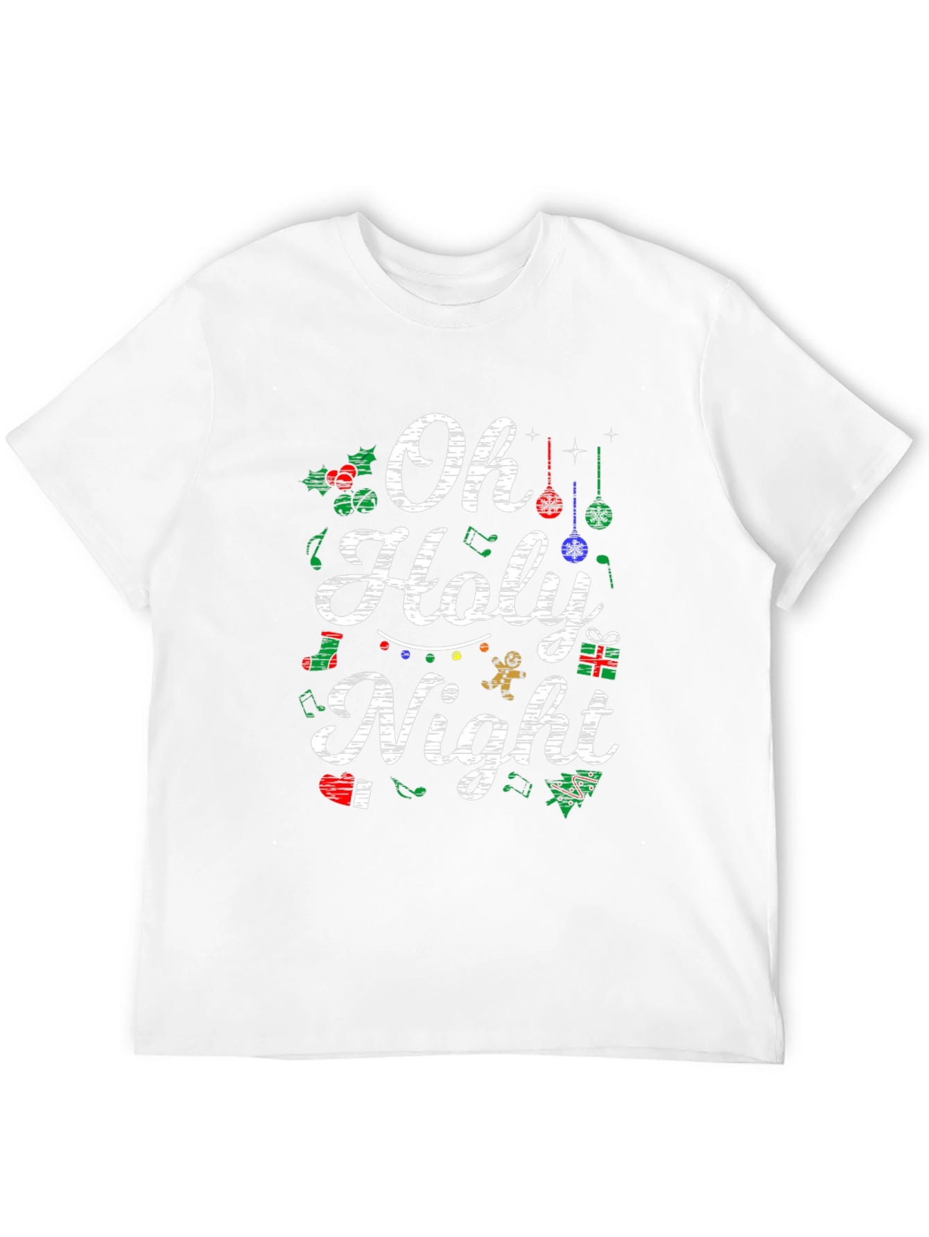 Oh Holy Night Christmas T-Shirt - Holiday Tee
