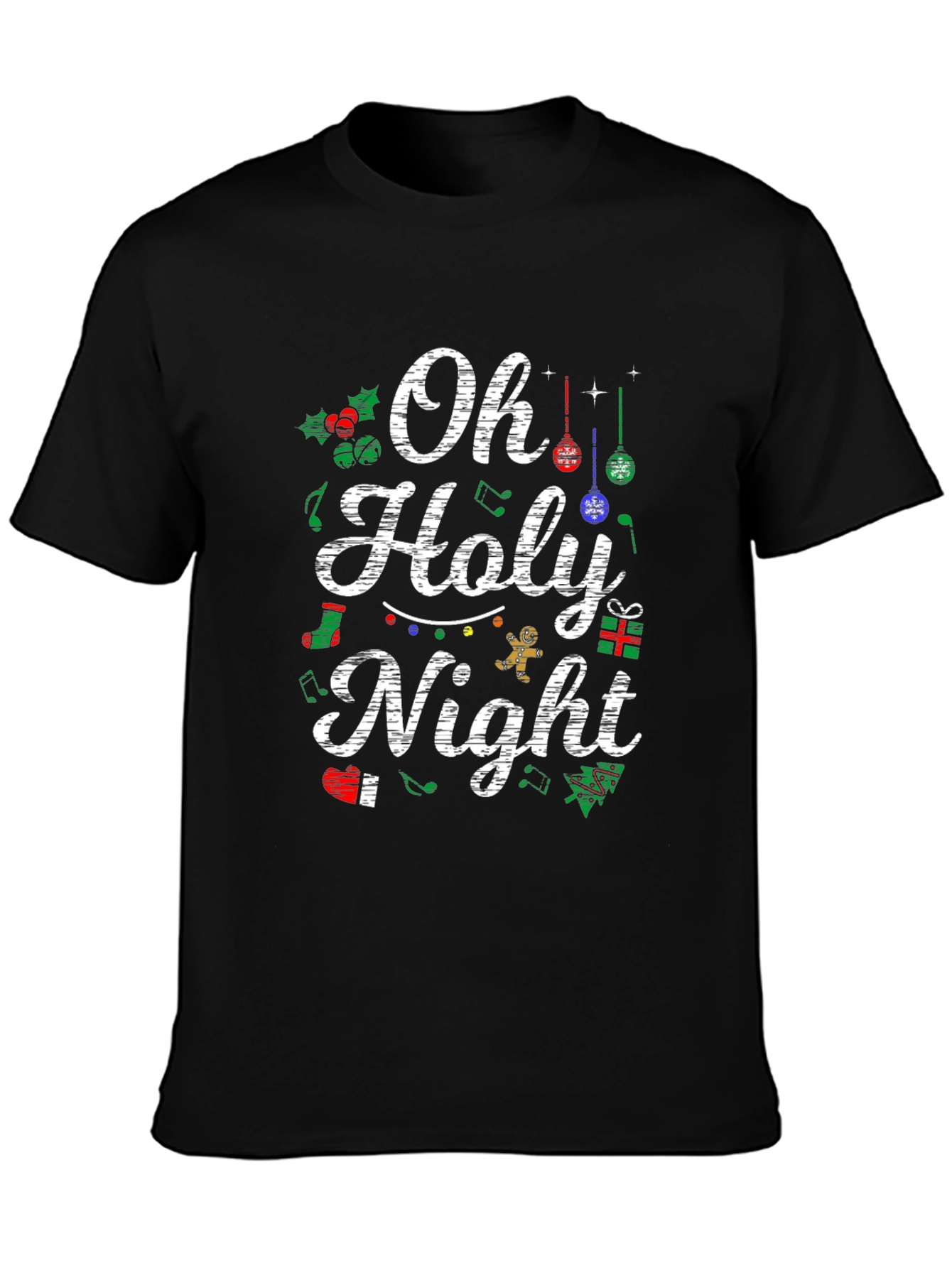 Oh Holy Night Christmas T-Shirt - Holiday Tee