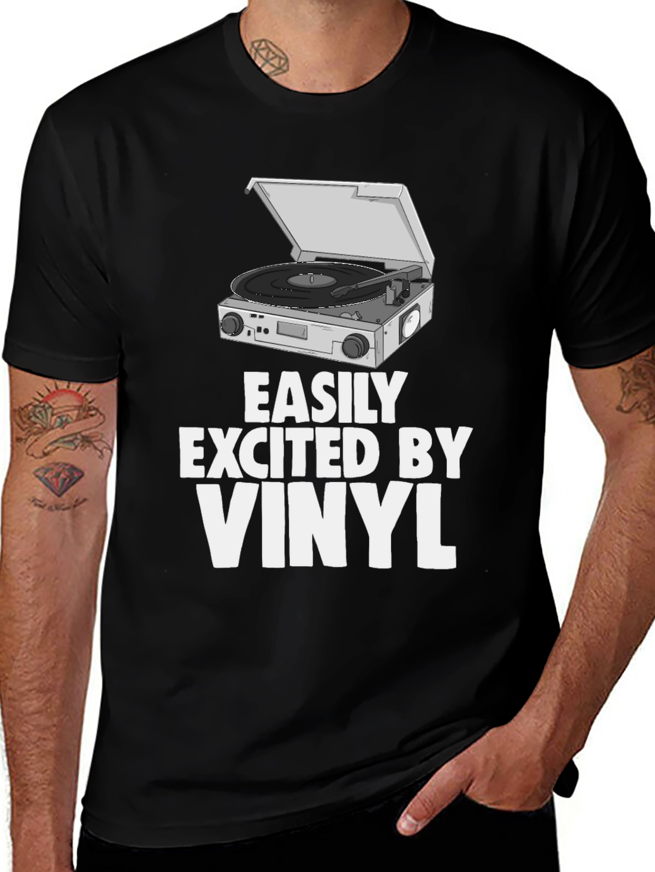 Vinyl Record Player T-Shirt