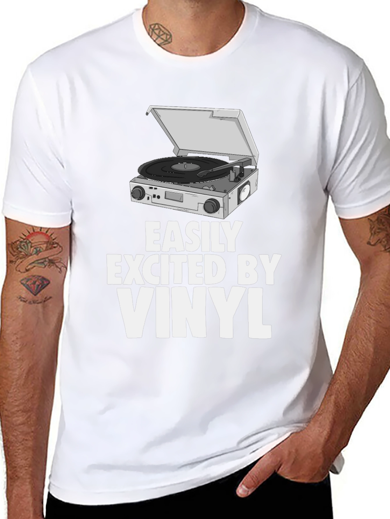Vinyl Record Player T-Shirt