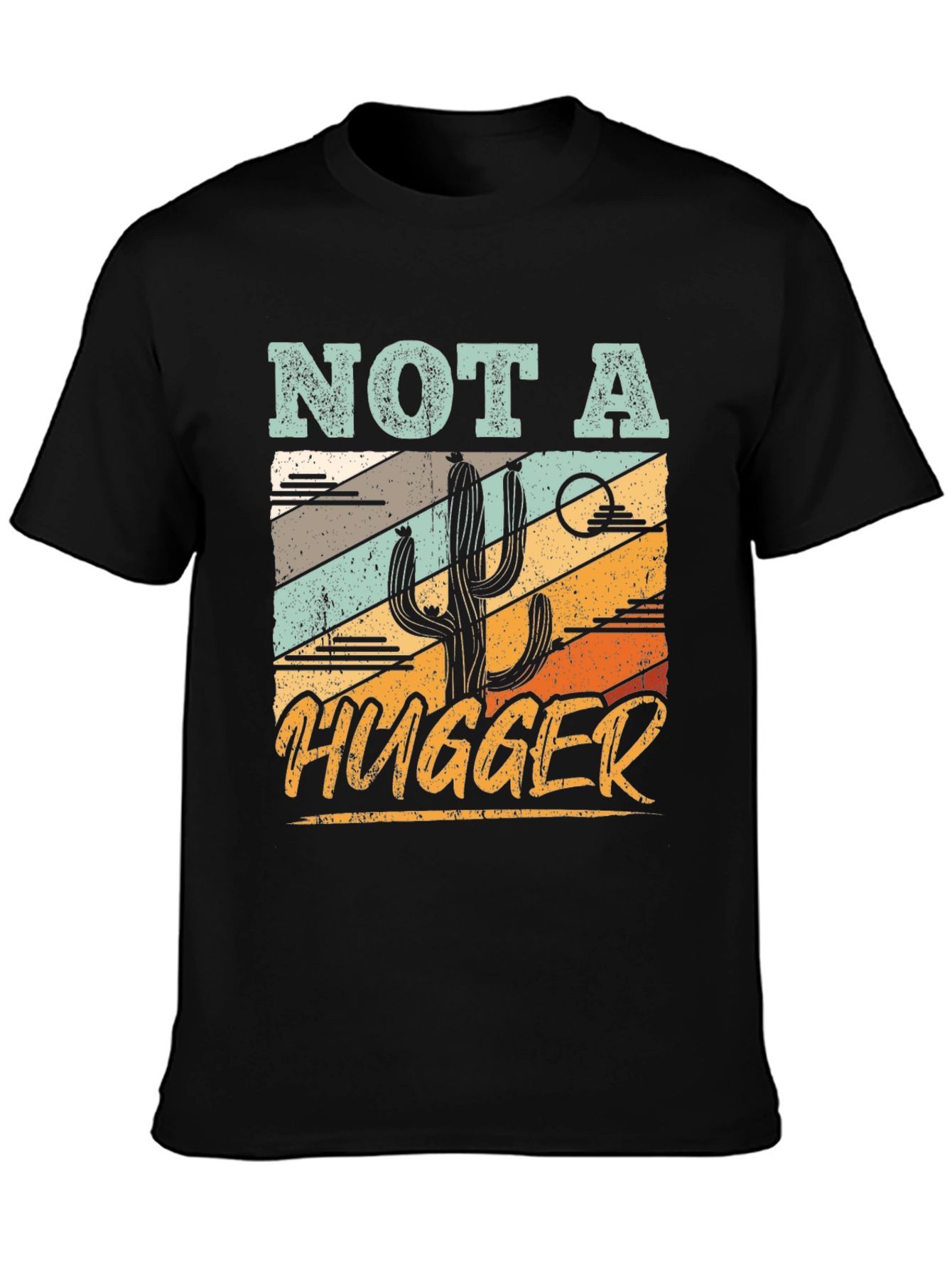 Not A Hugger Cactus Graphic Tee