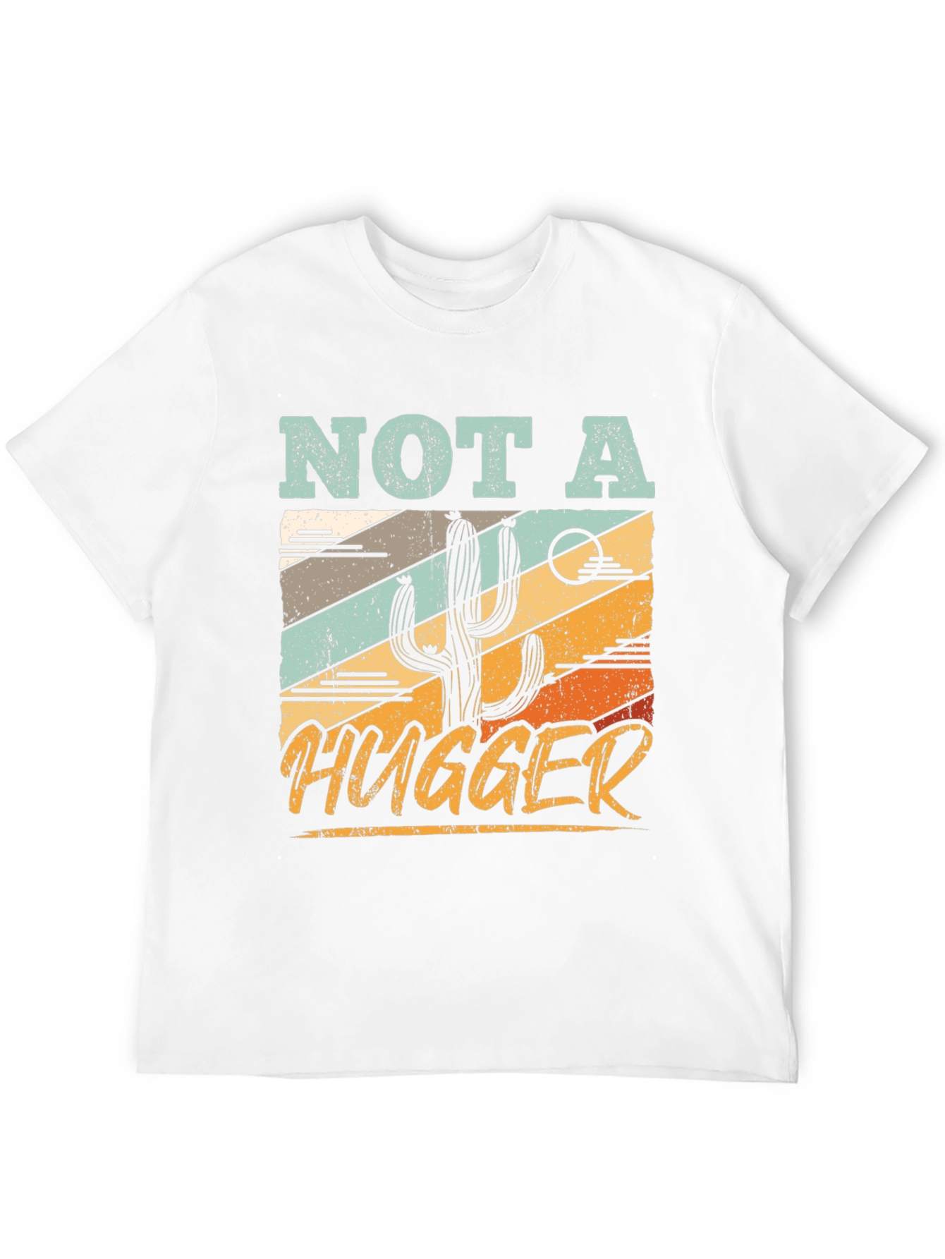 Not A Hugger Cactus Graphic Tee